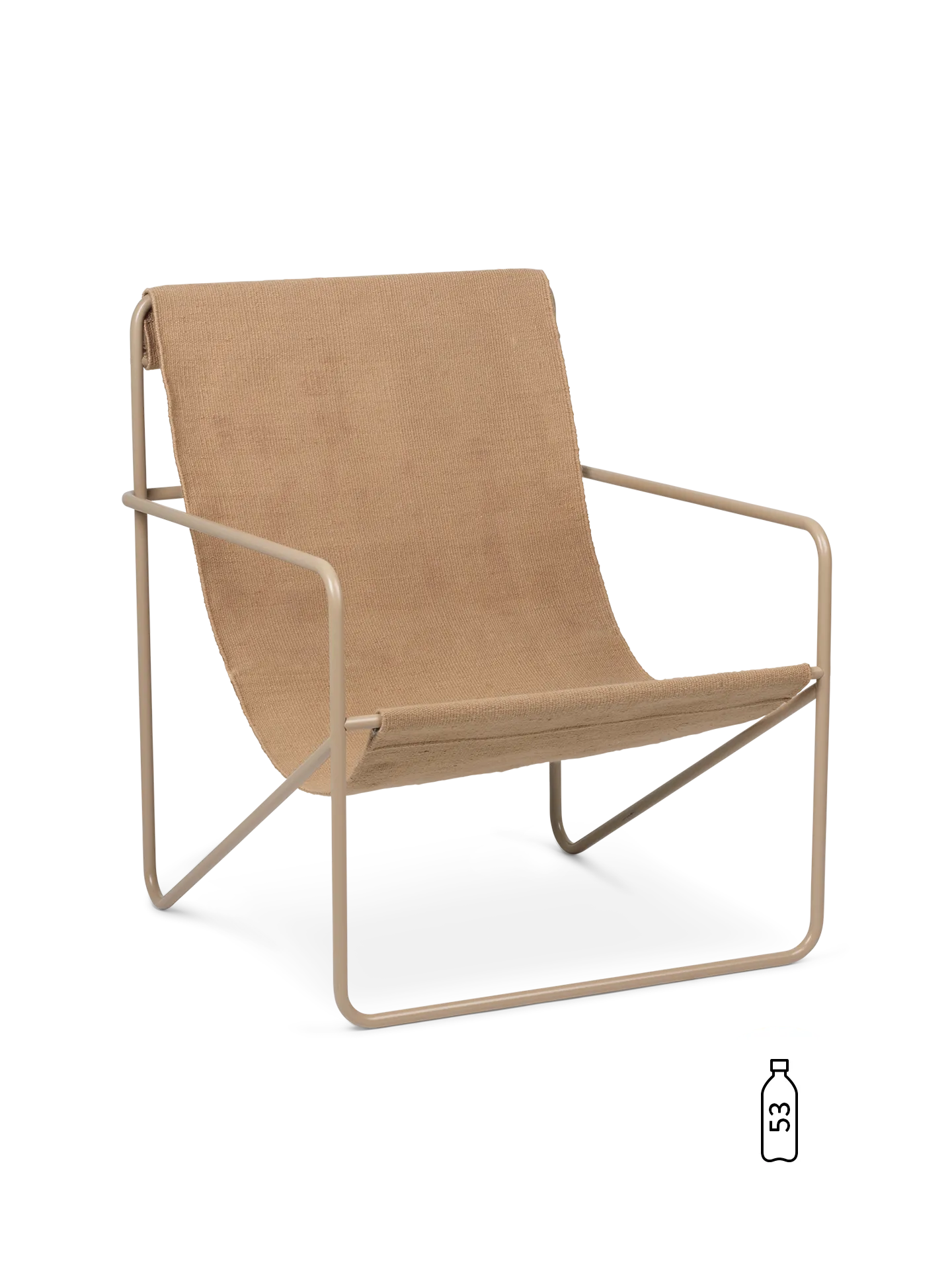 Desert Lounge Chair - Sand, Steel