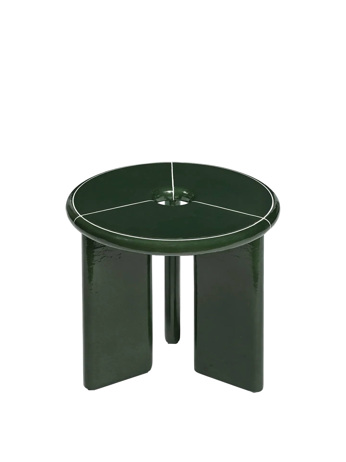 Deya Side Table - Dark Green