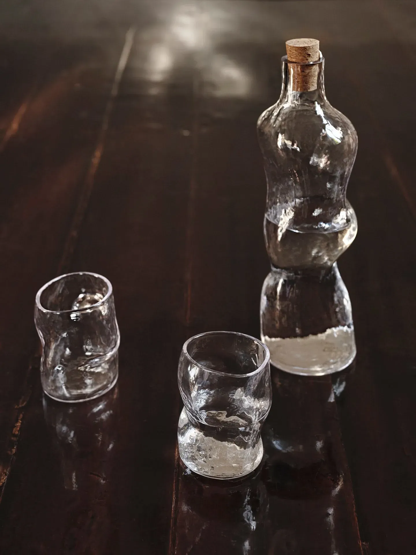 Dimple Bottle - Clear