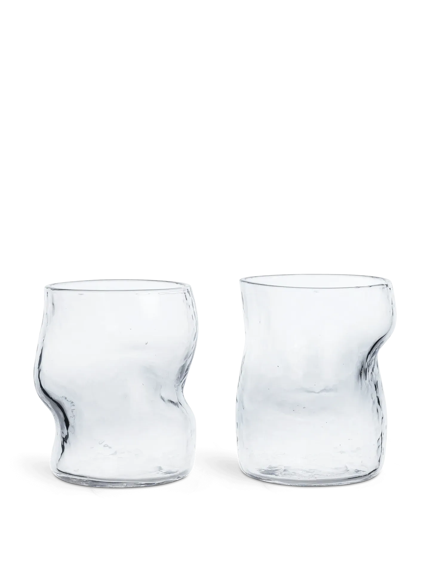 Dimple Glasses Set of 2 - Clear image