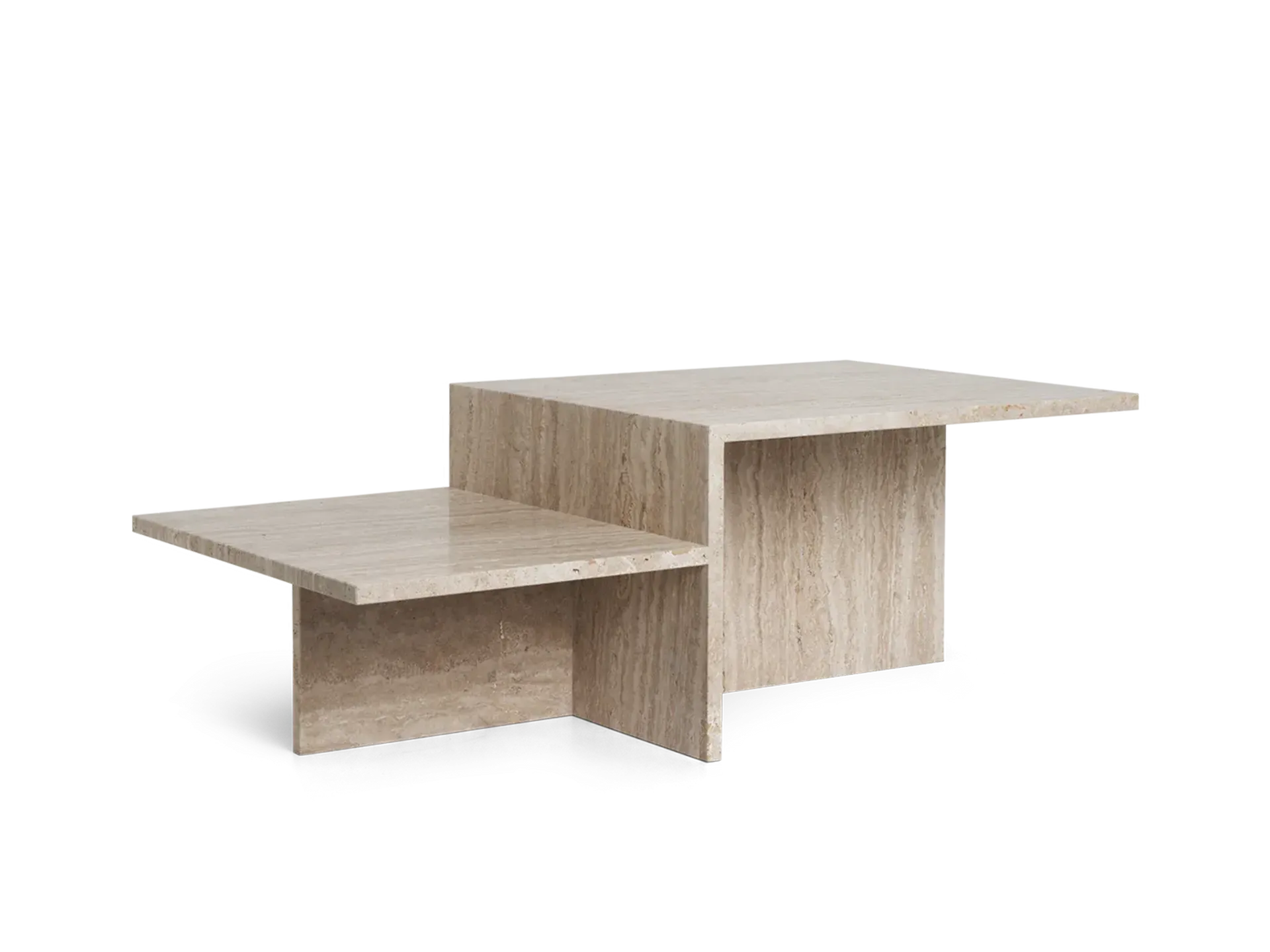 Distinct Coffee Table - Sand, Travertine