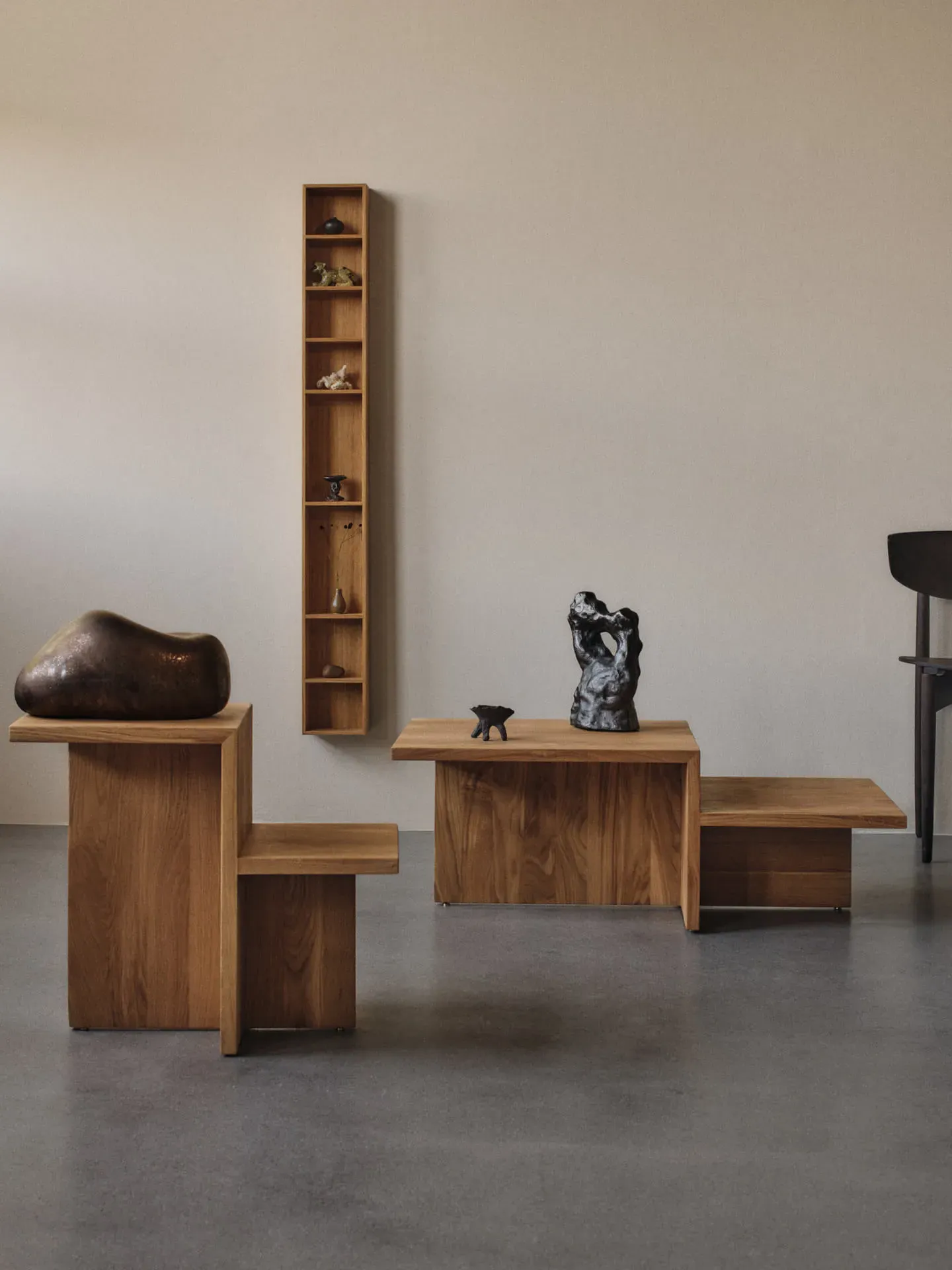 Distinct Side Table - Natural Oak