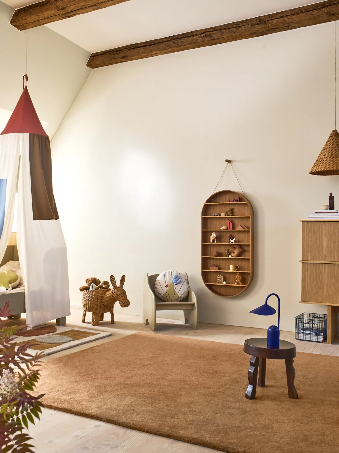 Donkey Braided Storage Basket - Natural, Rattan