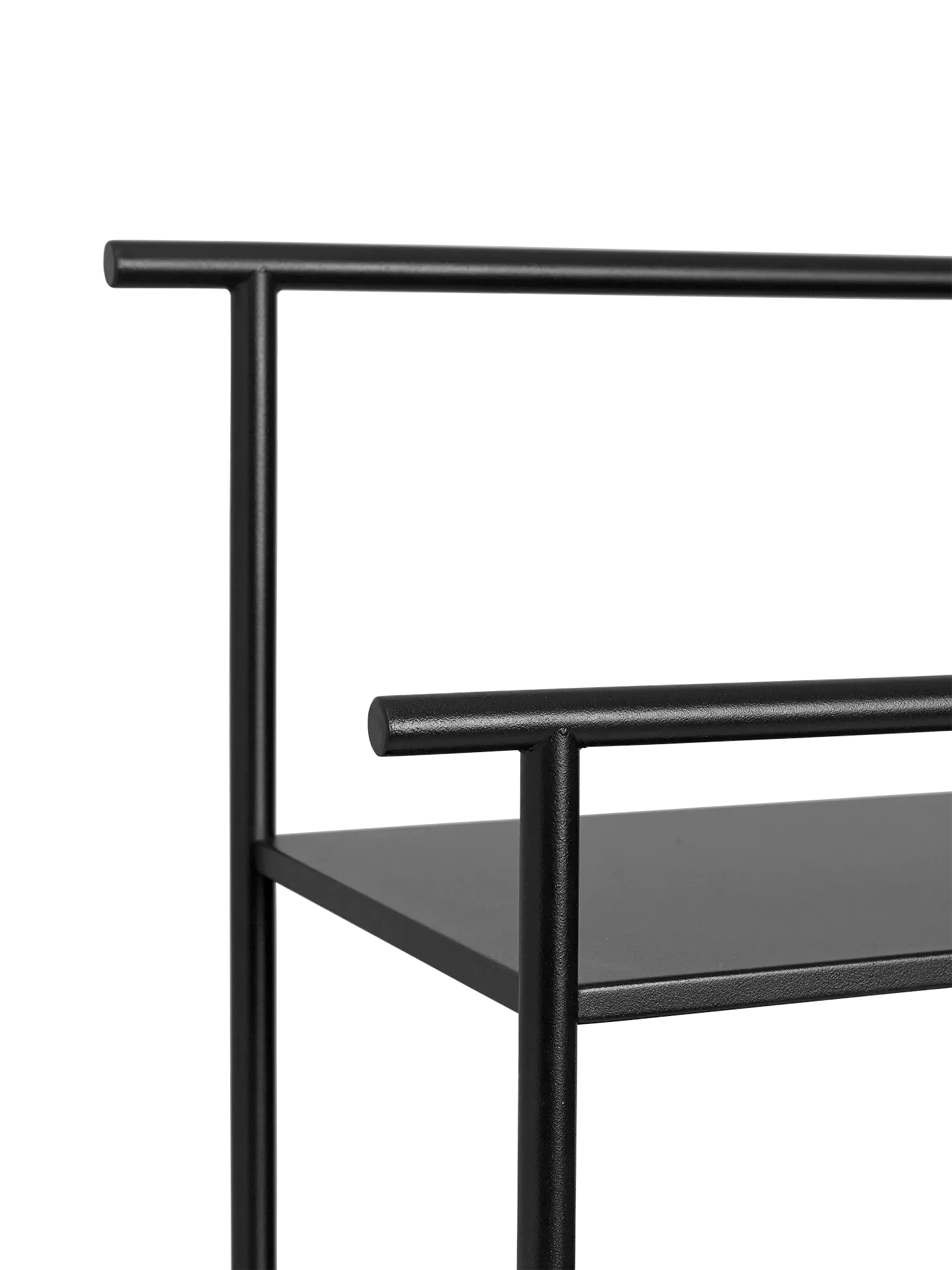 Dora 5-Shelf Storage Rack - Black, Iron