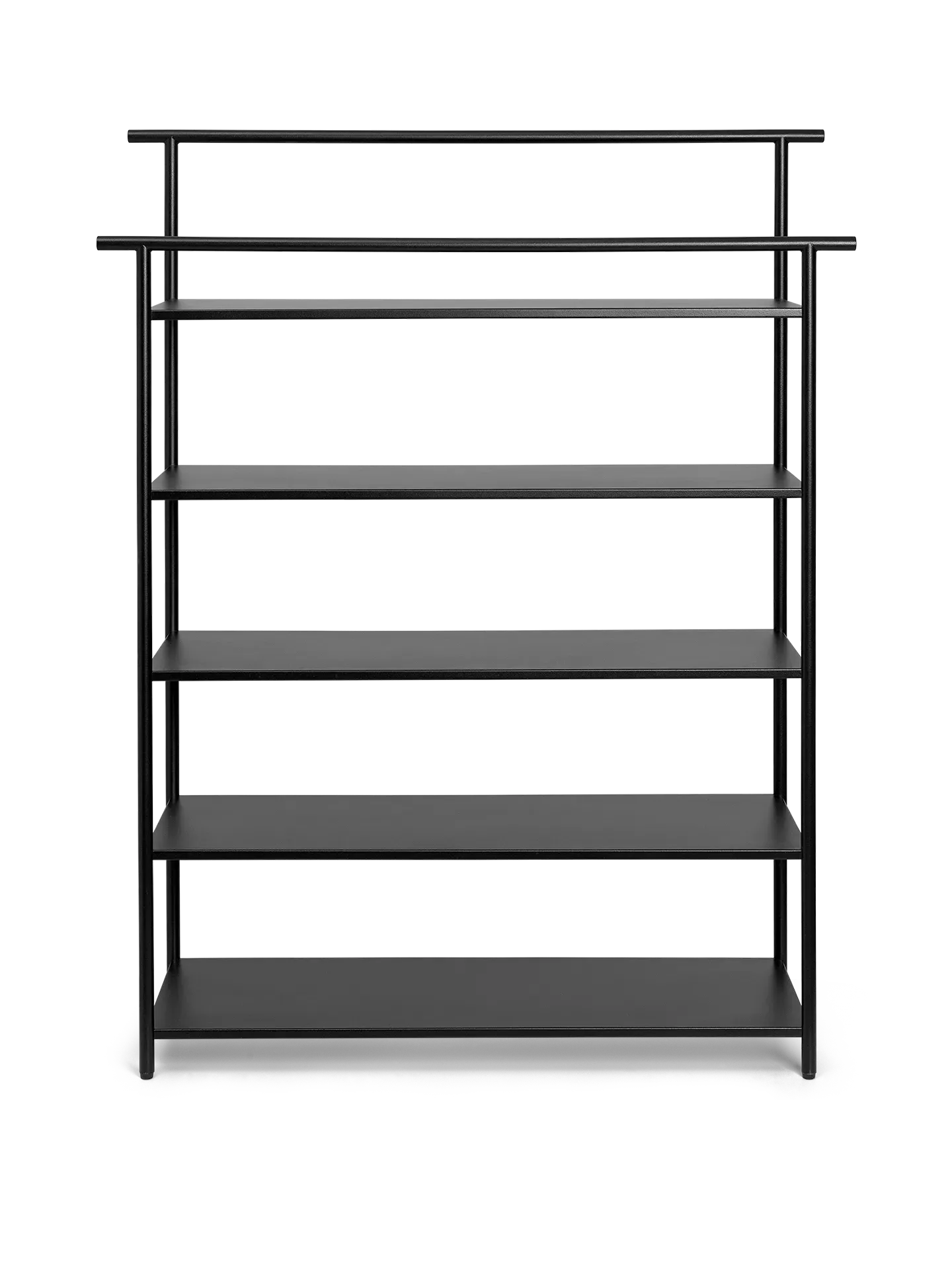 Dora 5-Shelf Storage Rack - Black, Iron image