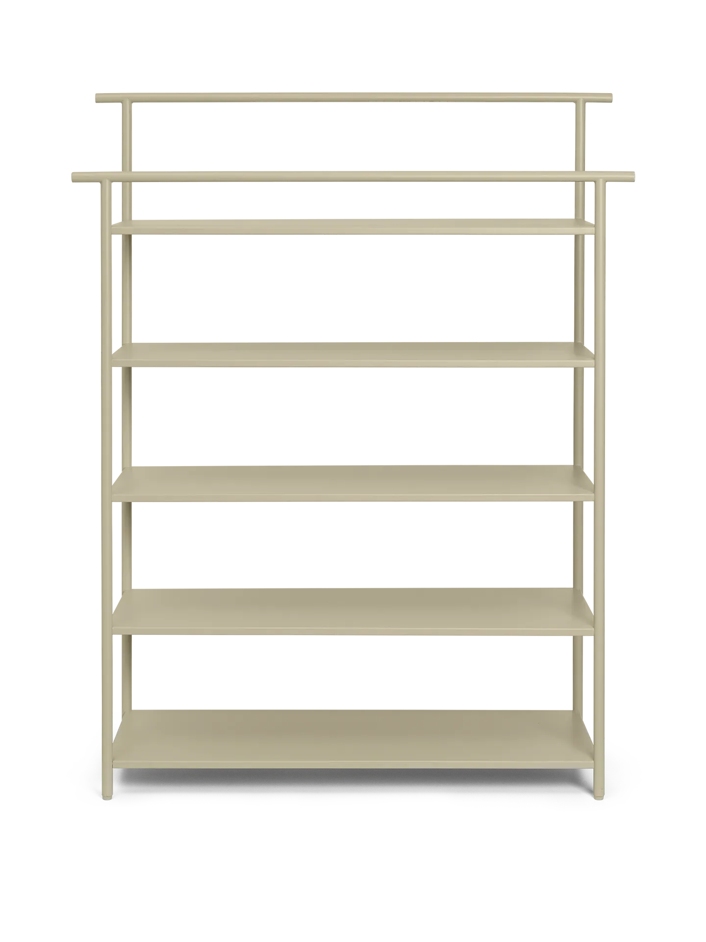 Dora 5-Shelf Storage Rack - Cashmere, Iron