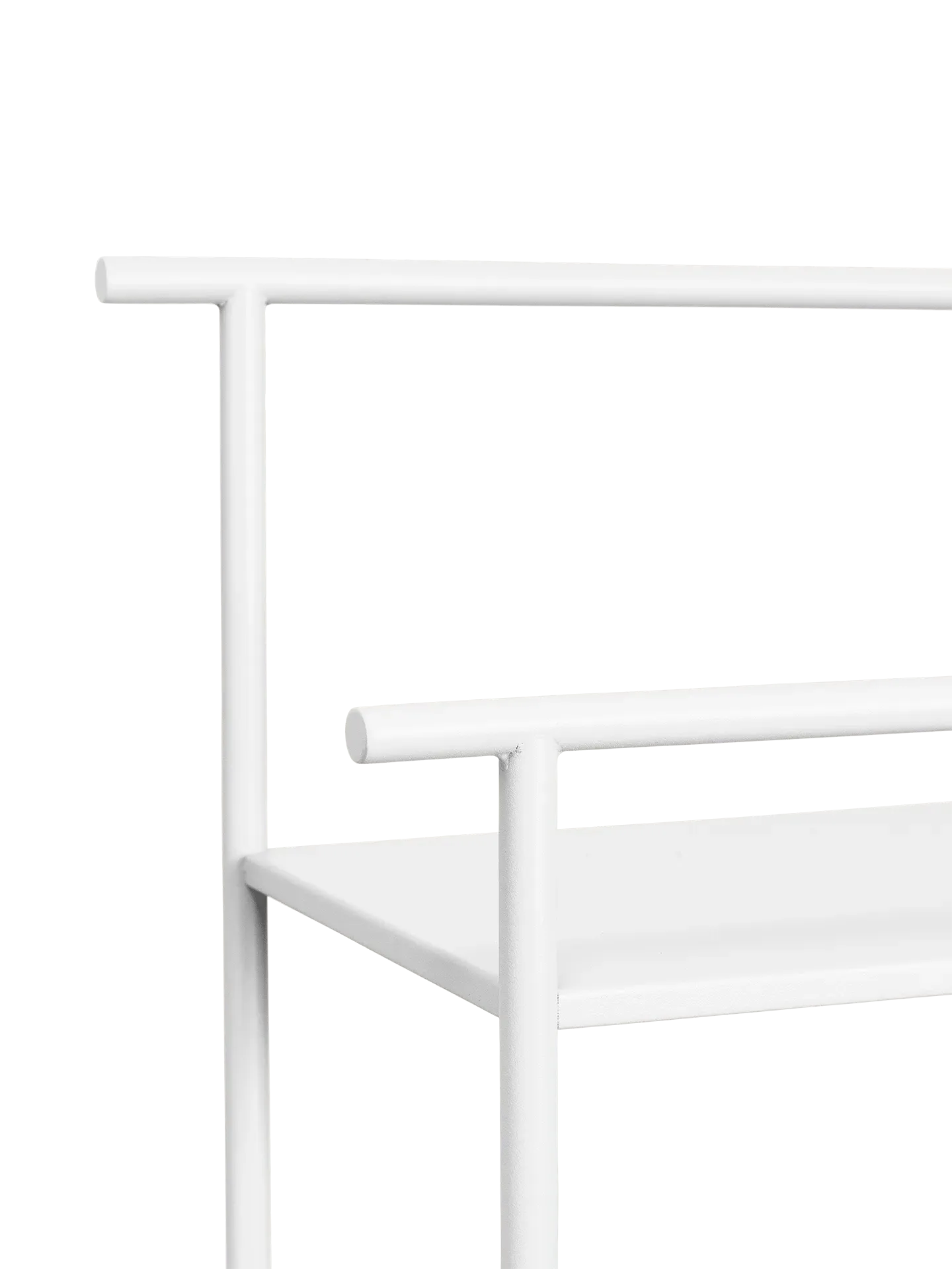 Dora 5-Shelf Storage Rack - White, Iron