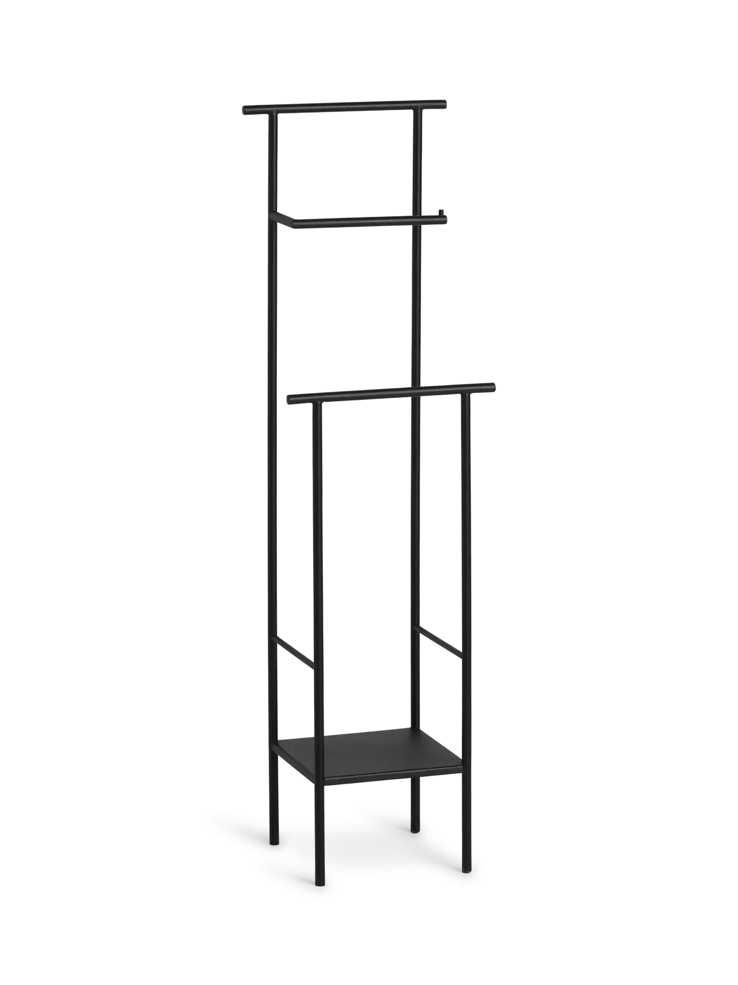 Dora Toilet Paper Stand with Storage - Black