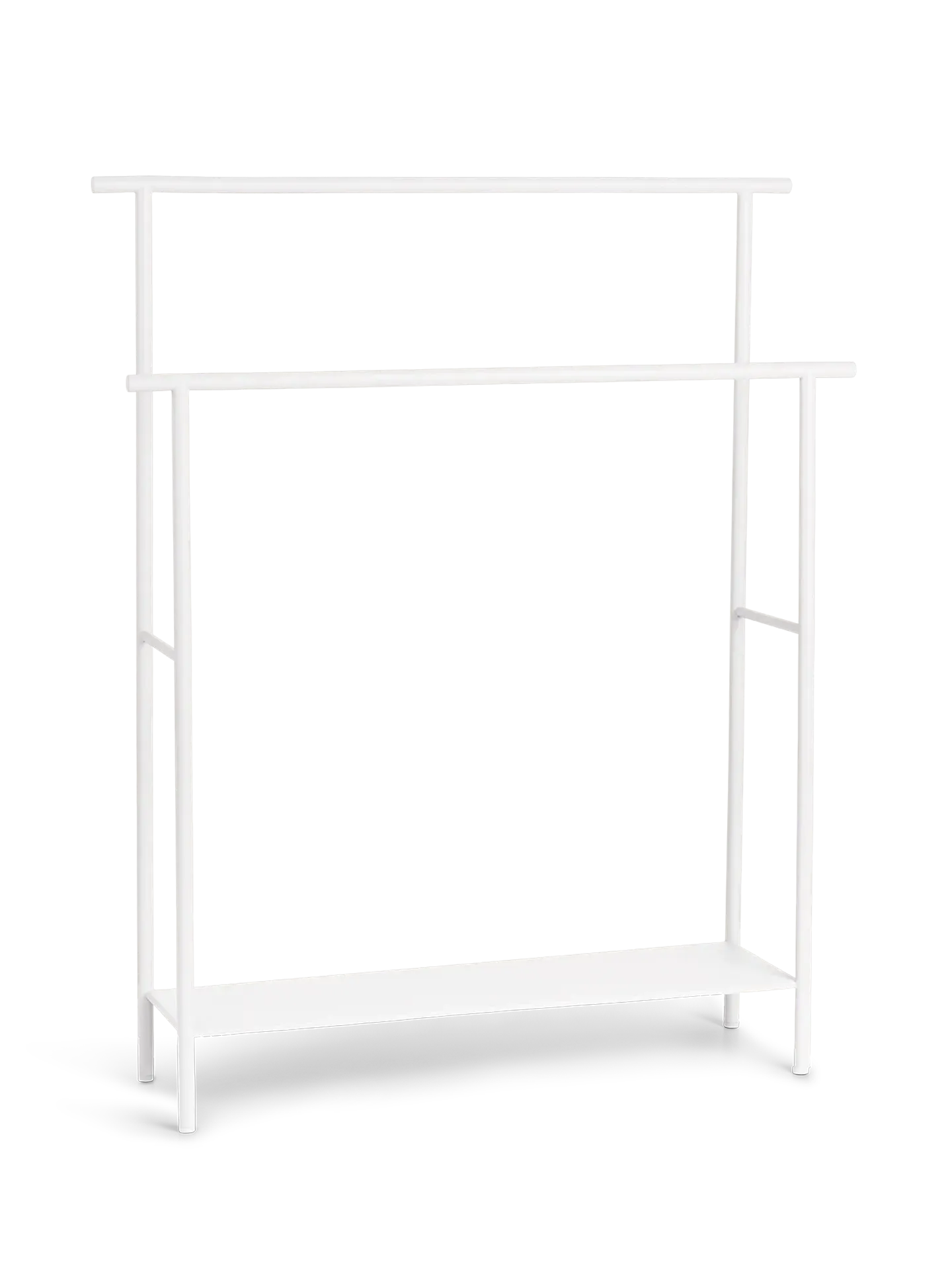 Dora Towel Stand with Storage - White image