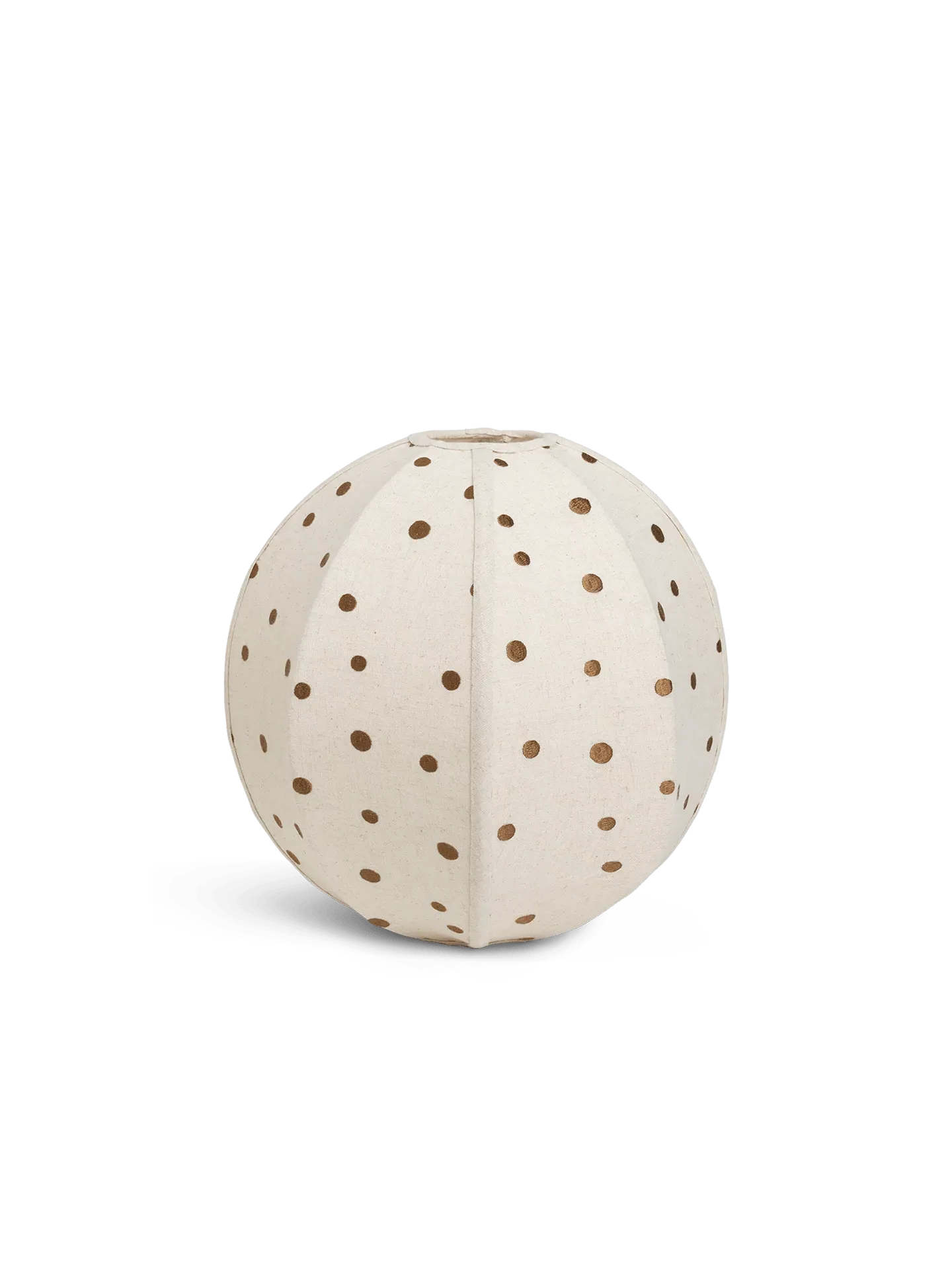 Dots Embroidered Textile Lampshade - Cotton image