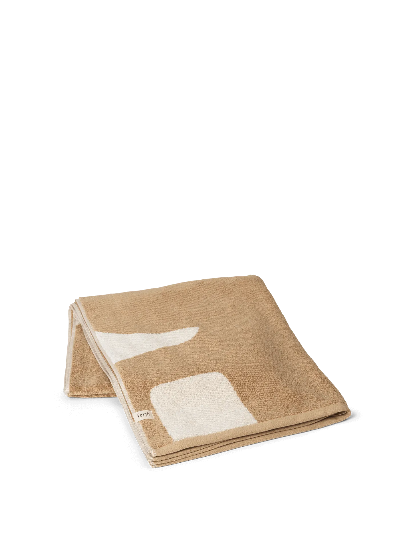 Ebb Bath Towel - Sand/Off-White