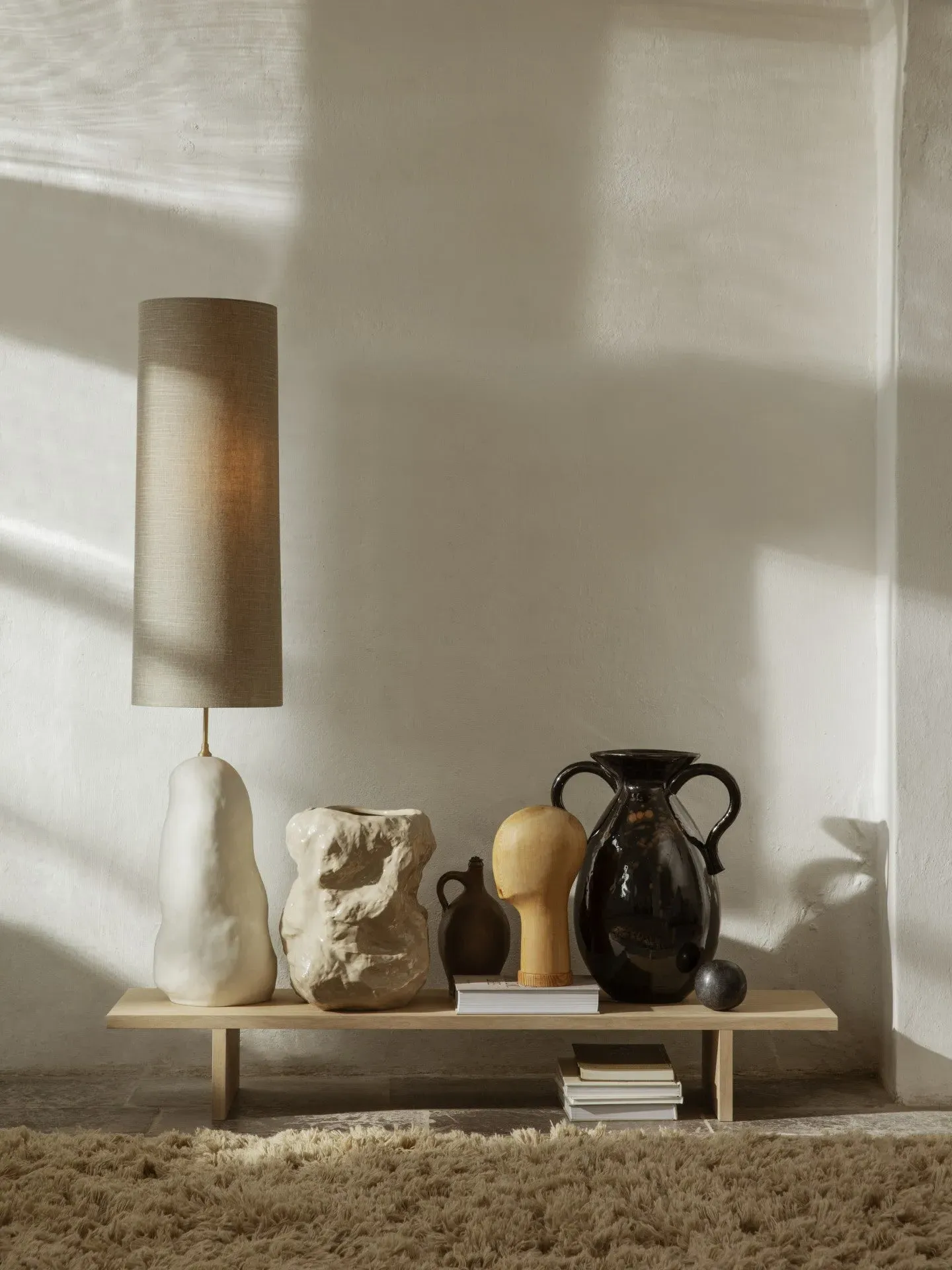 Eclipse Long Lampshade - Sand