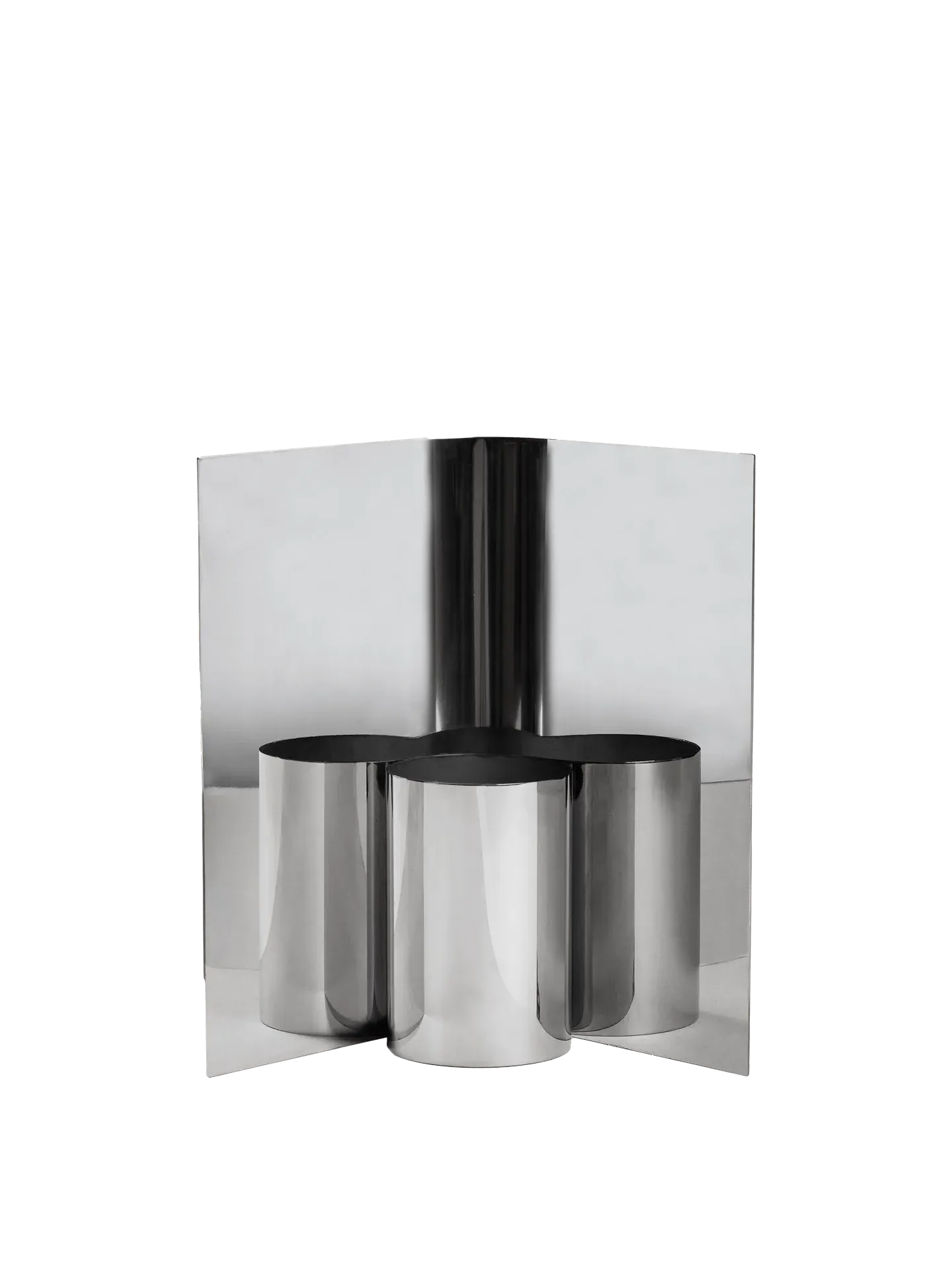 Eddy Vase - Mirror Polished, Stainless Steel image