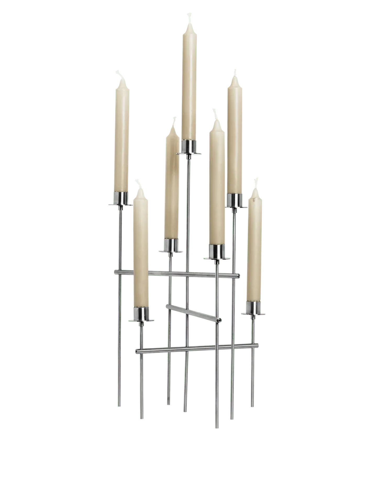 Elysia Candelabra - Brushed Stainless Steel image