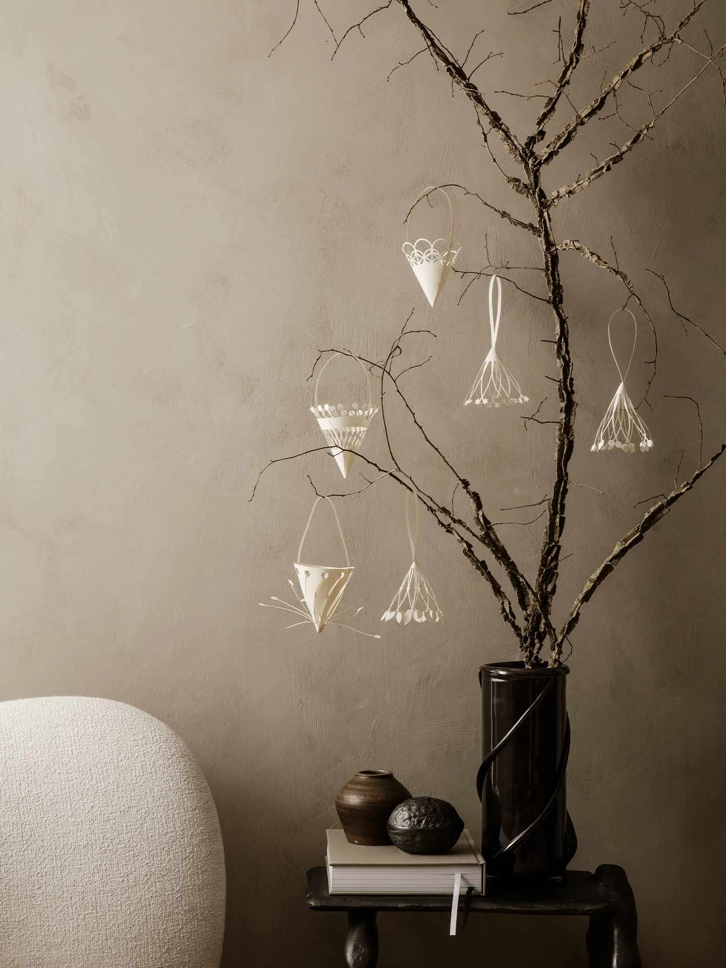 Entwine Small Vase - Dark Amber