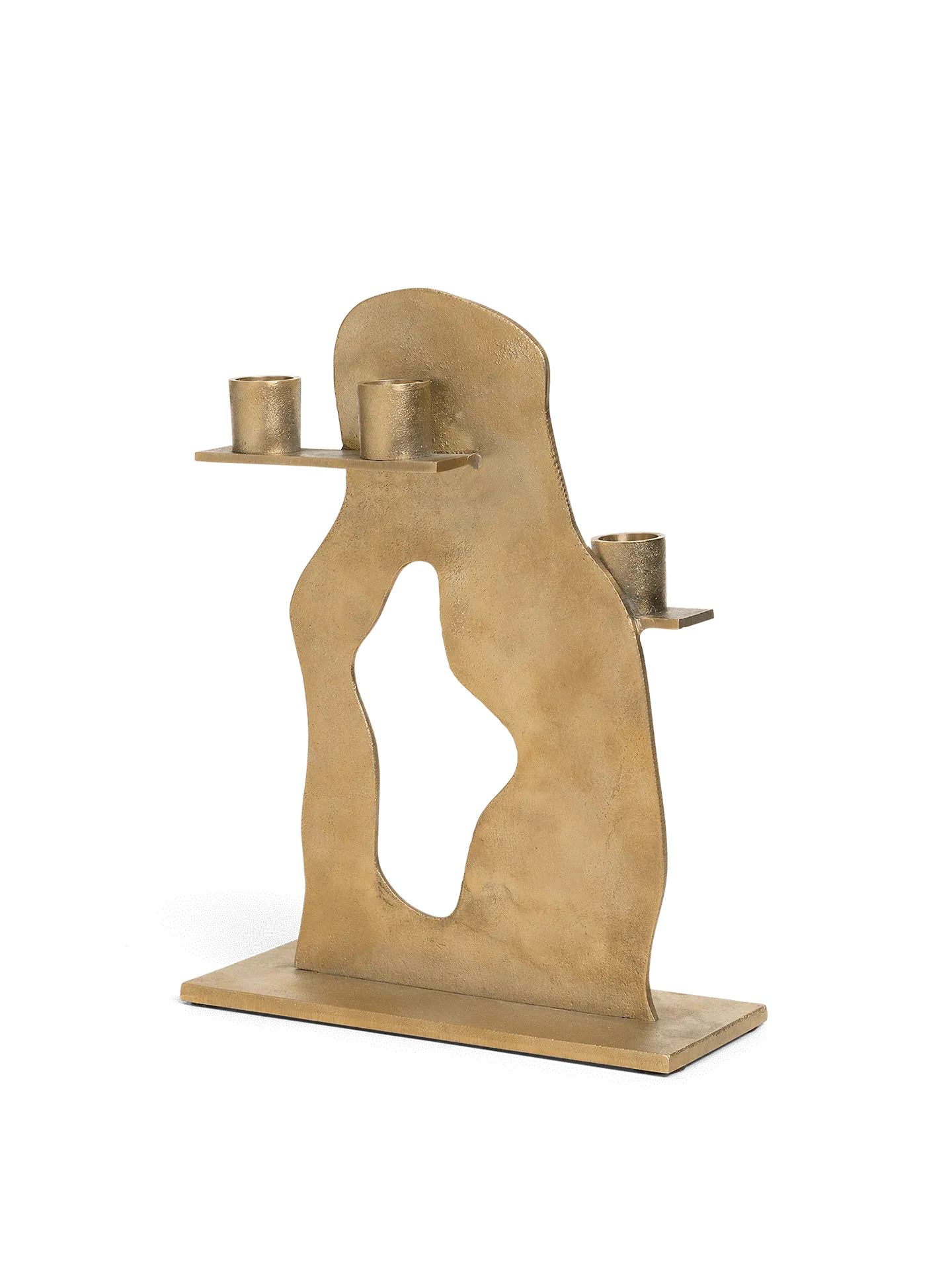 Erode Candle Holder - Brass