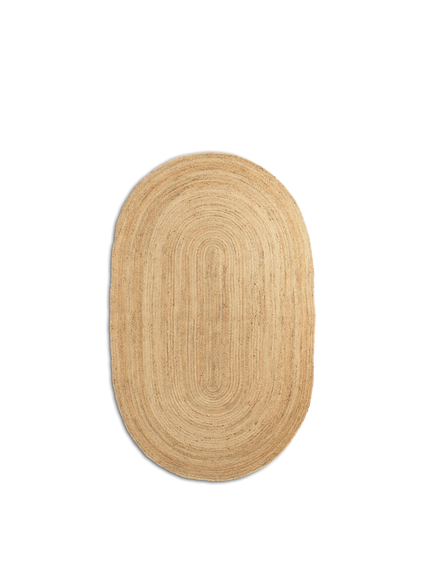 Eternal Oval Jute Rug - Natural image