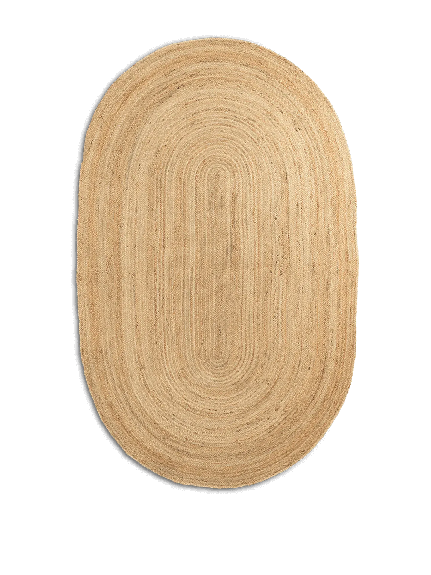Eternal Oval Jute Rug - Natural