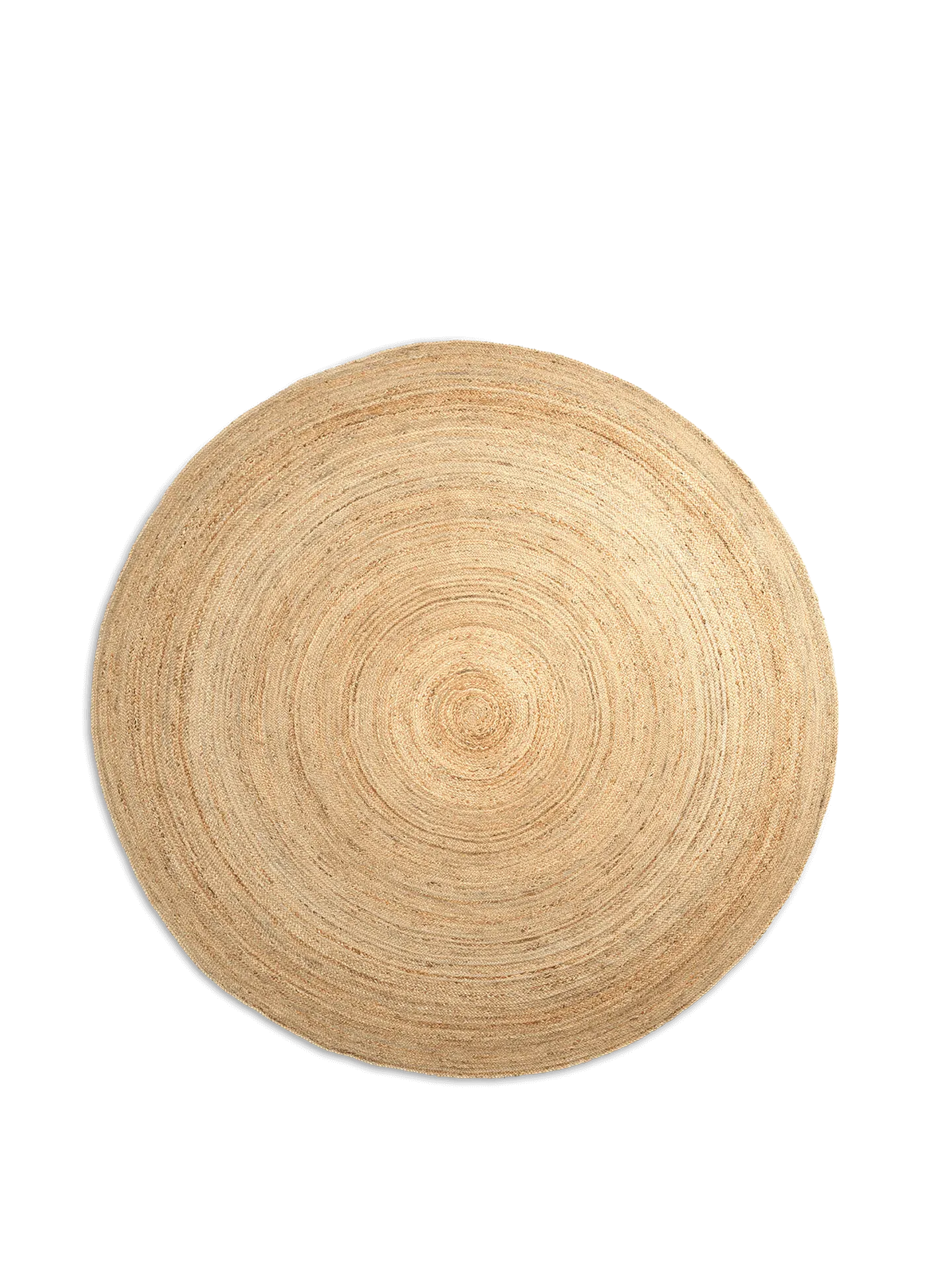 Eternal Round Jute Rug - Natural
