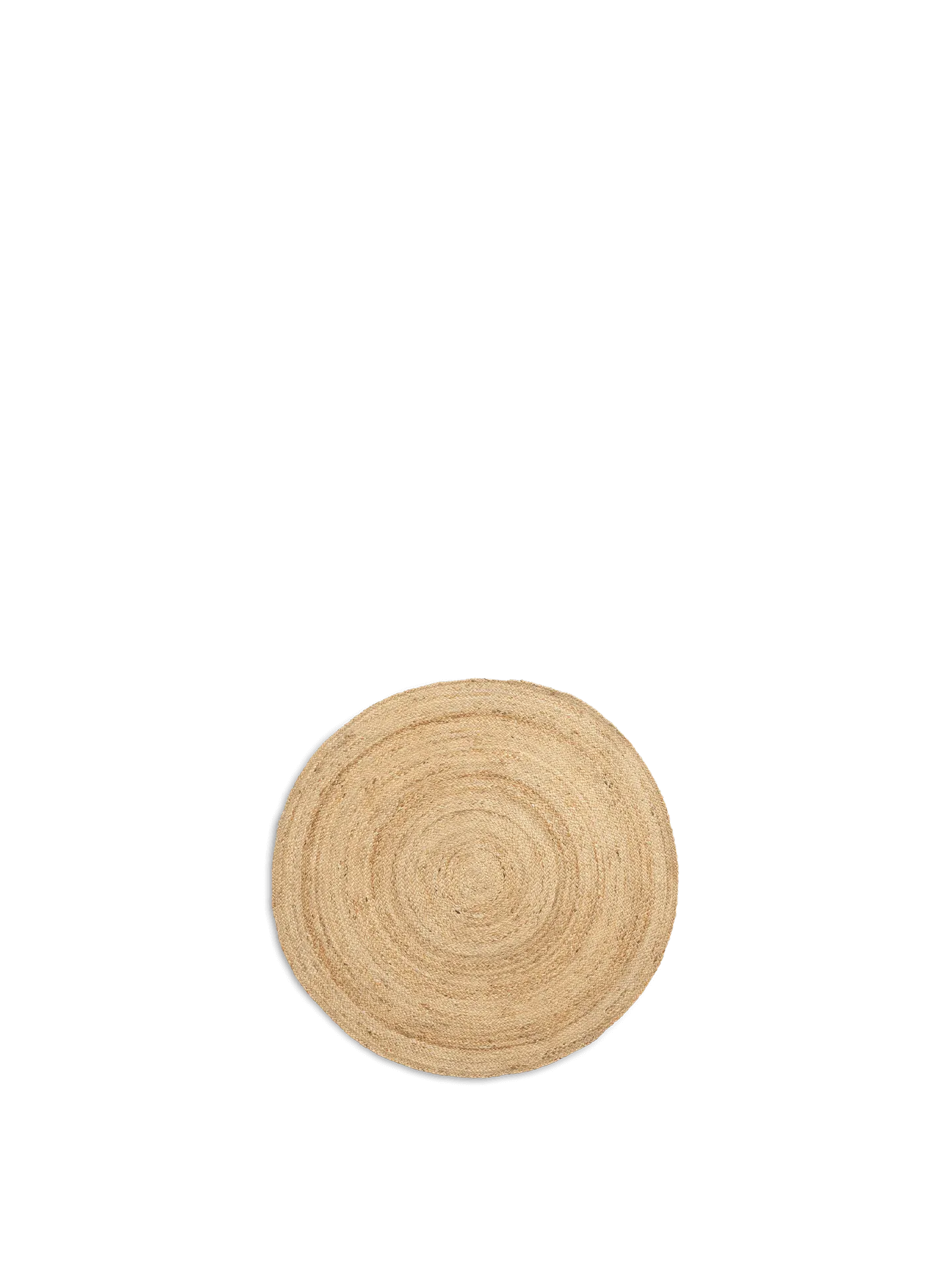 Eternal Round Jute Rug - Natural image