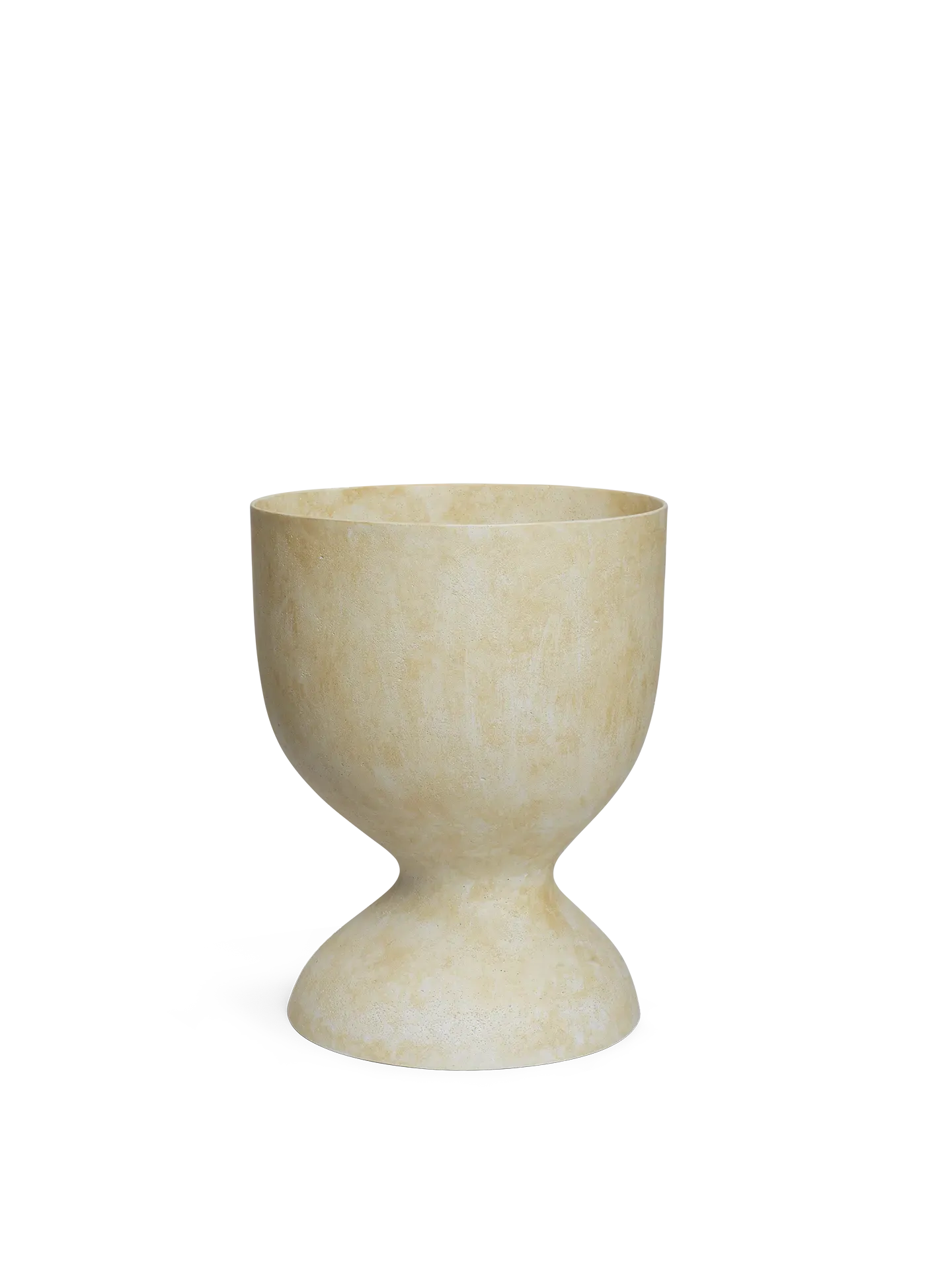 Evoke Medium Plant Pot - Warm Sand, Glass Fibre