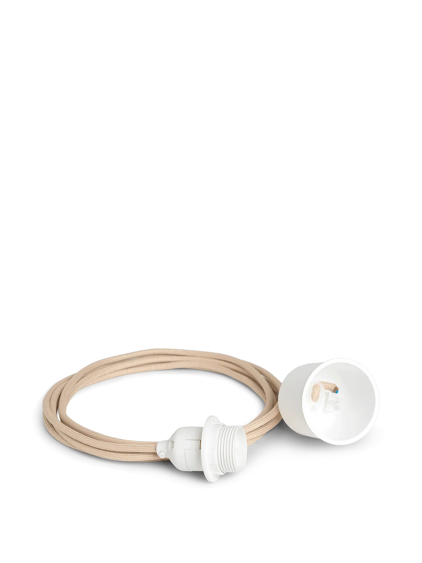 Fabric Cord Set 2m Pendant - Sand image