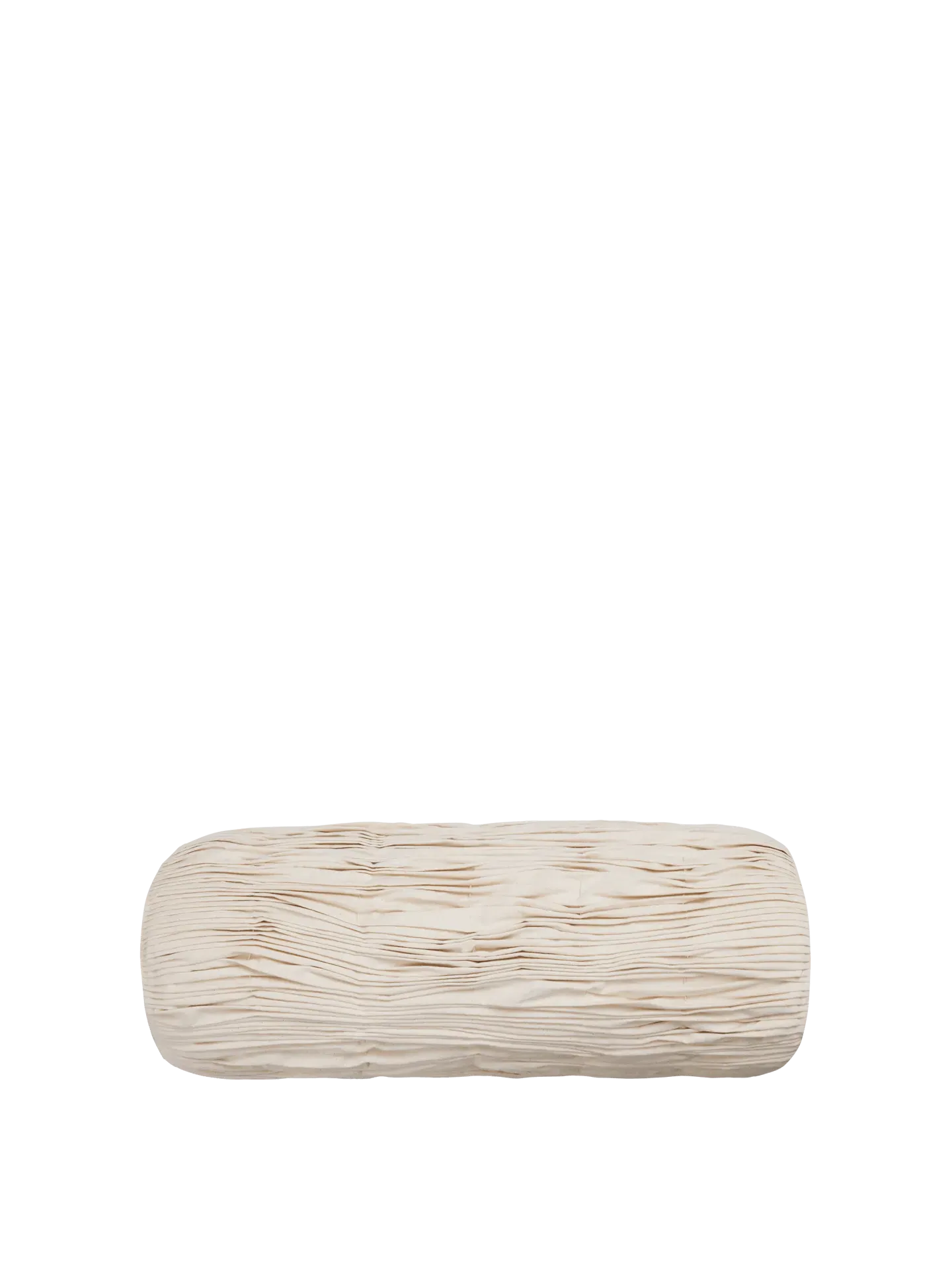 Falda Smocked Bolster Cushion - Undyed image