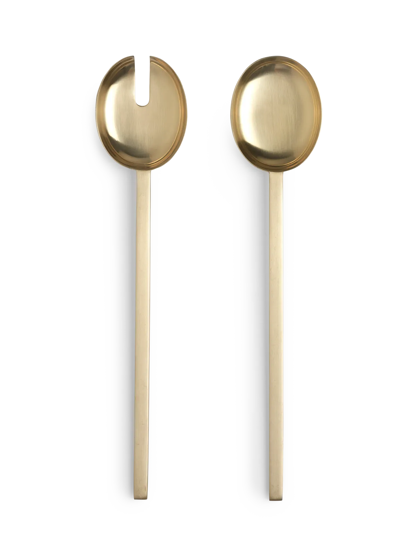Fein Salad Servers - Brass image