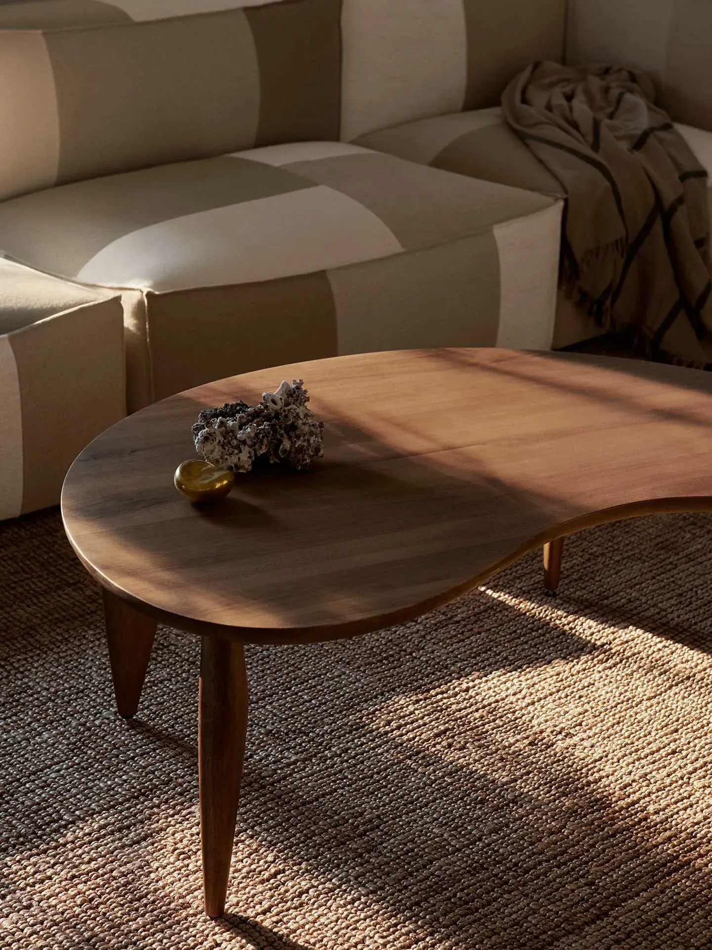 Feve Coffee Table - Walnut