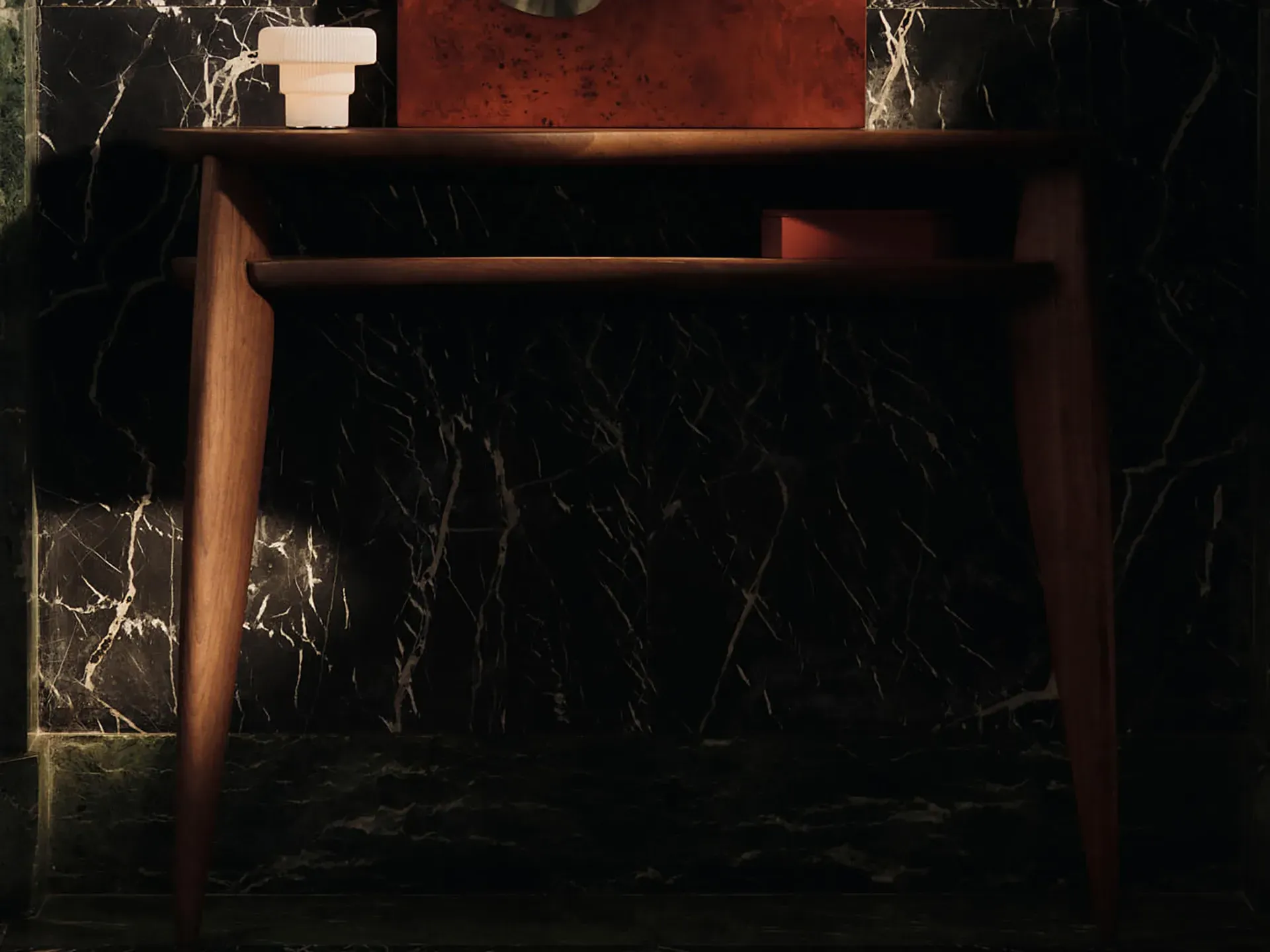 Feve Console Table - Walnut