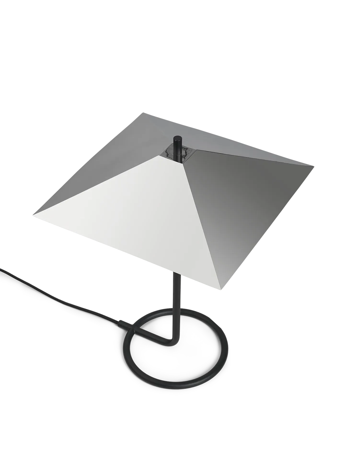 Filo Square Table Lamp - Black, Mirror Polished