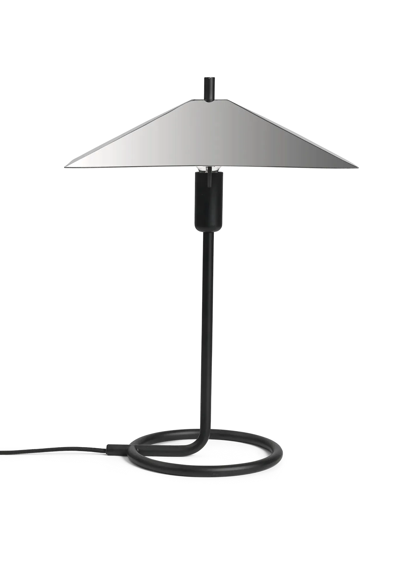Filo Square Table Lamp - Black, Mirror Polished