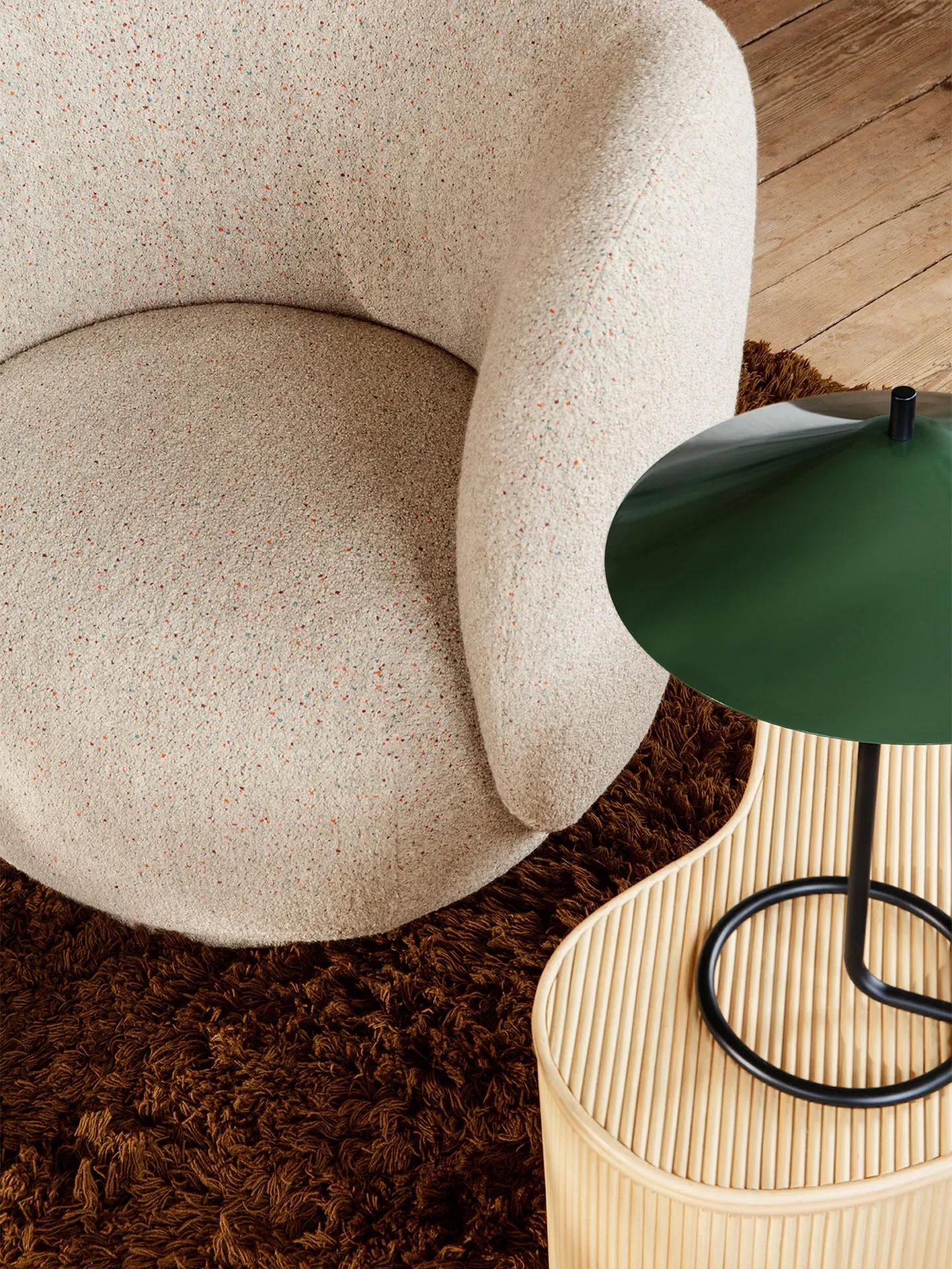 Filo Table Lamp - Black/Dark Olive