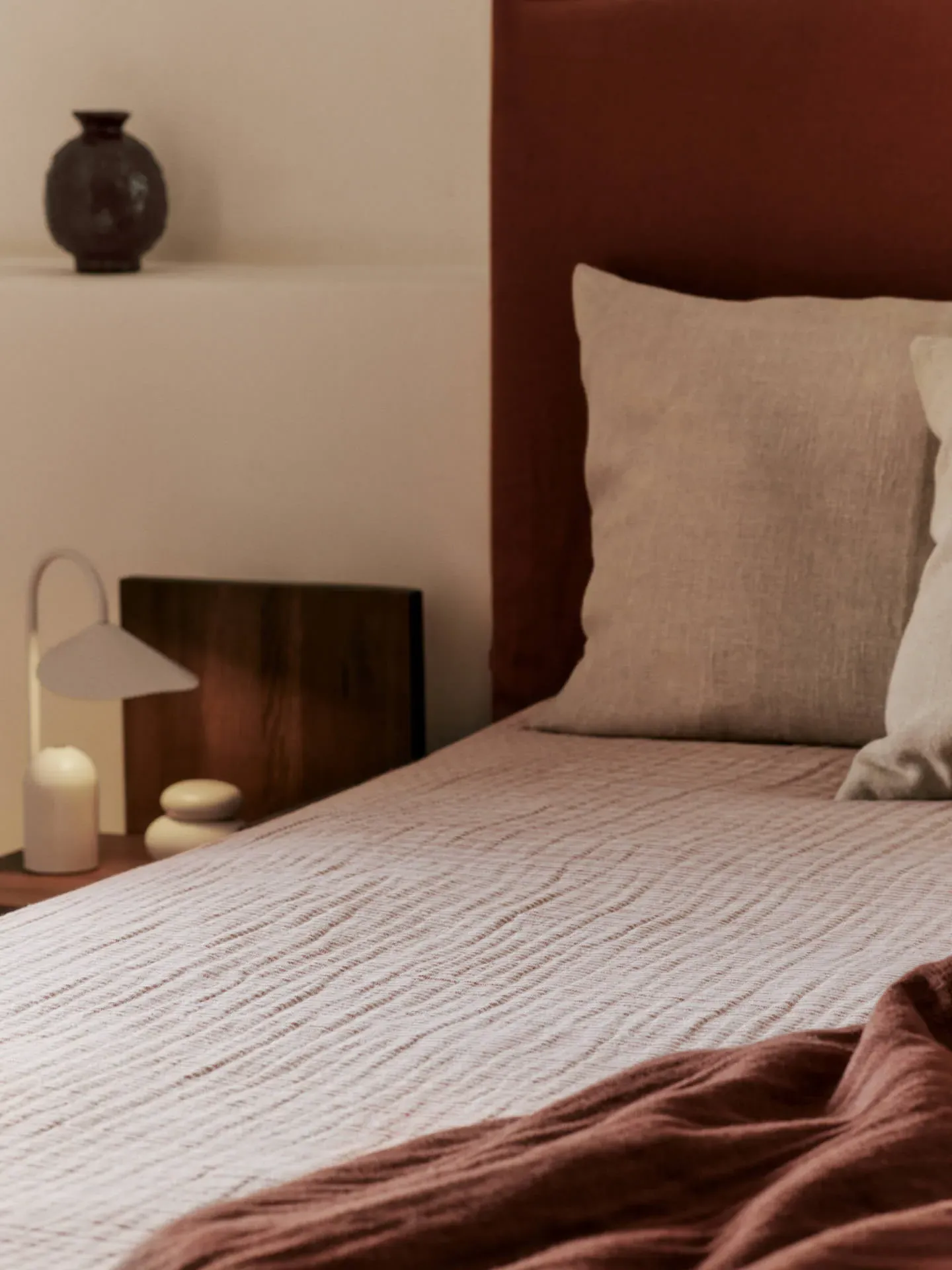 Fino Bedspread - Terracotta, Cotton