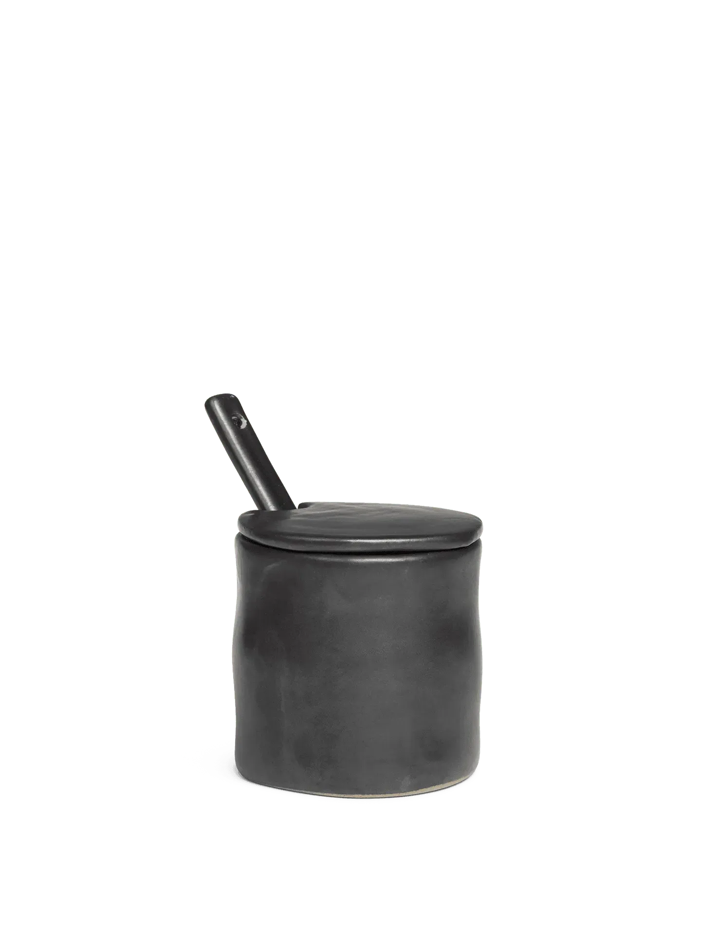 Flow Jar with Spoon - Black image