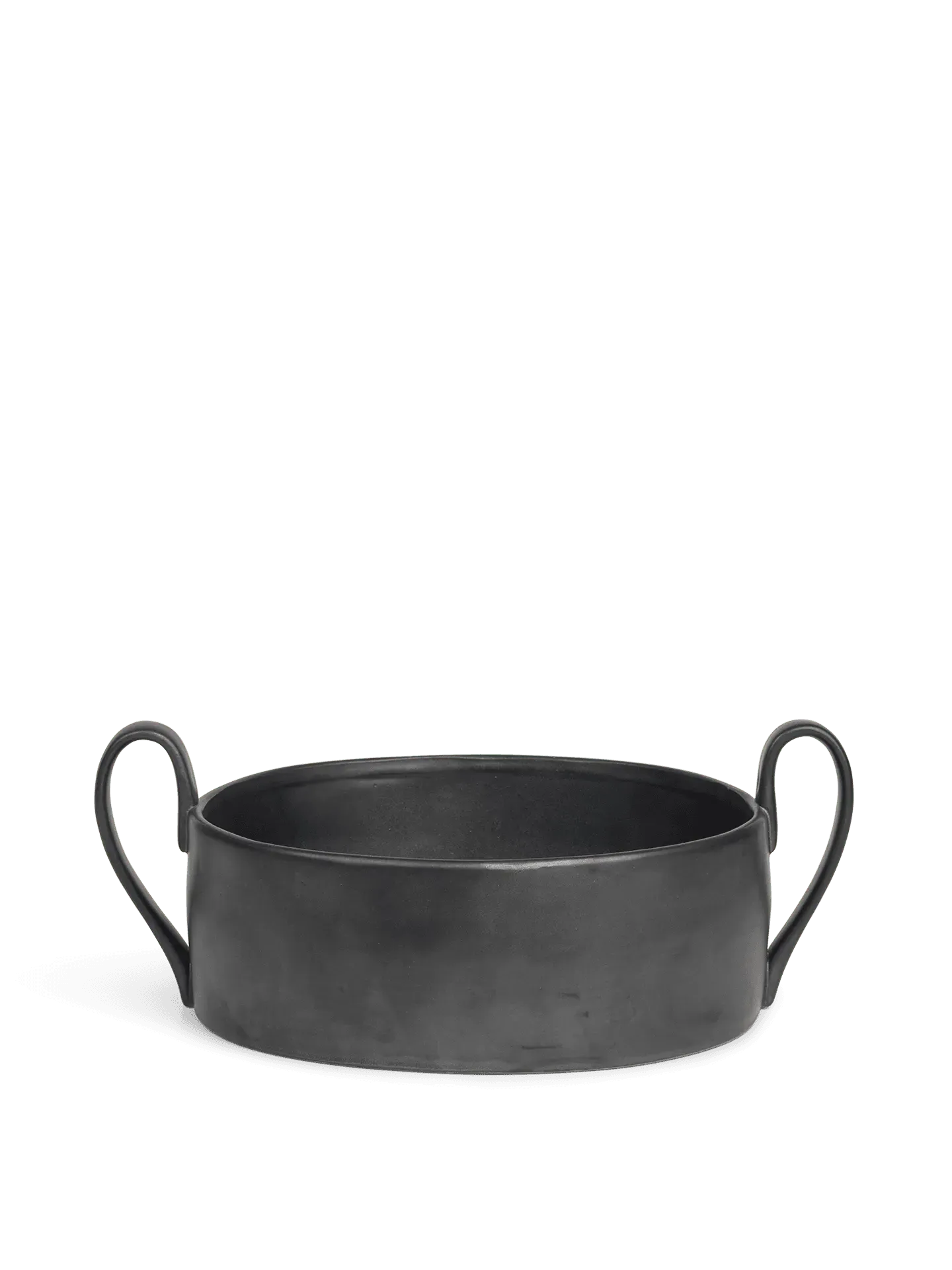 Flow Large Bowl with Handles - Black image