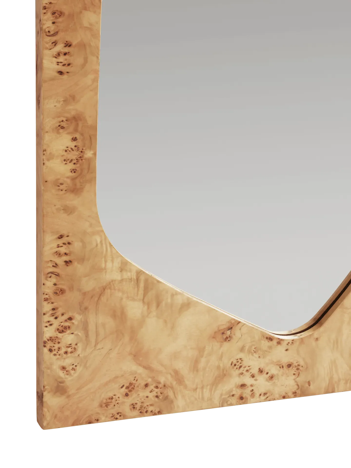 Folia Large Mirror - Natural Burl