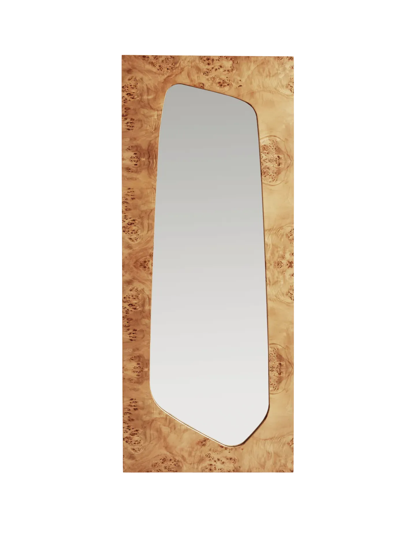 Folia Large Mirror - Natural Burl
