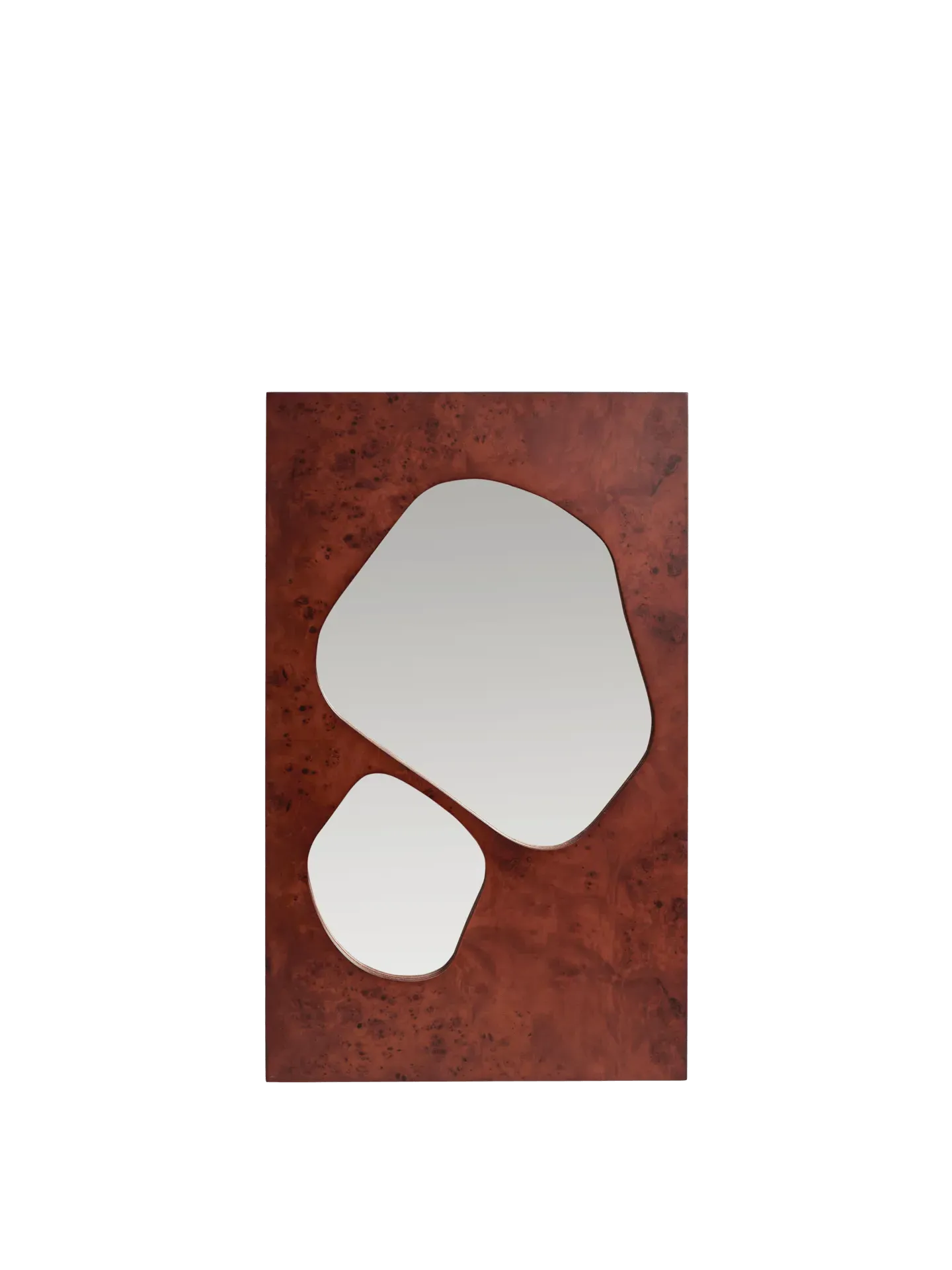 Folia Medium Mirror - Dark Stained Burl image