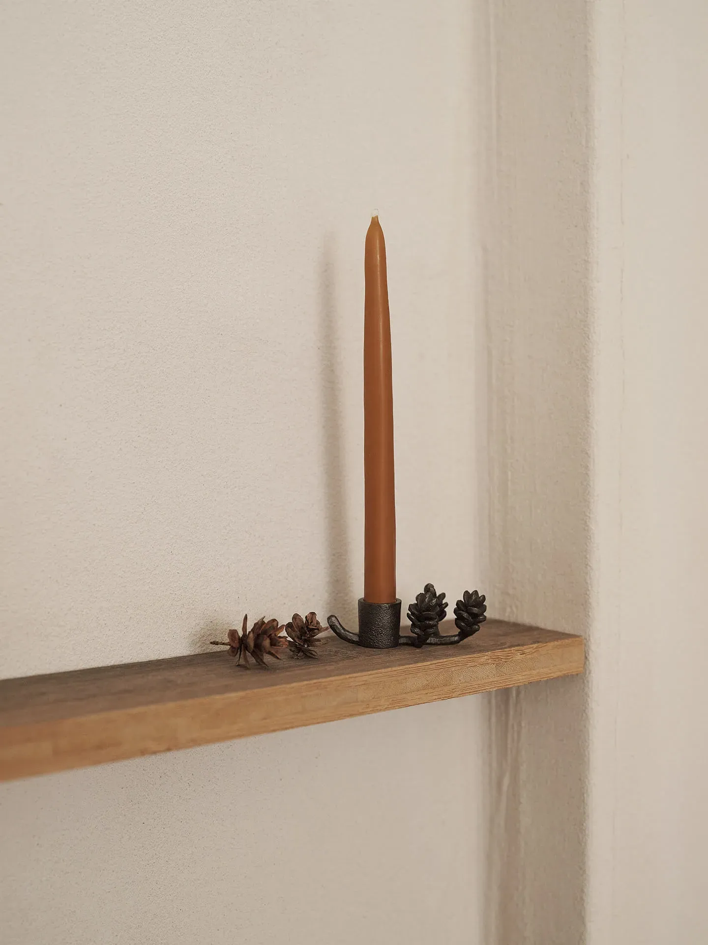Forest Candle Holder - Black Brass