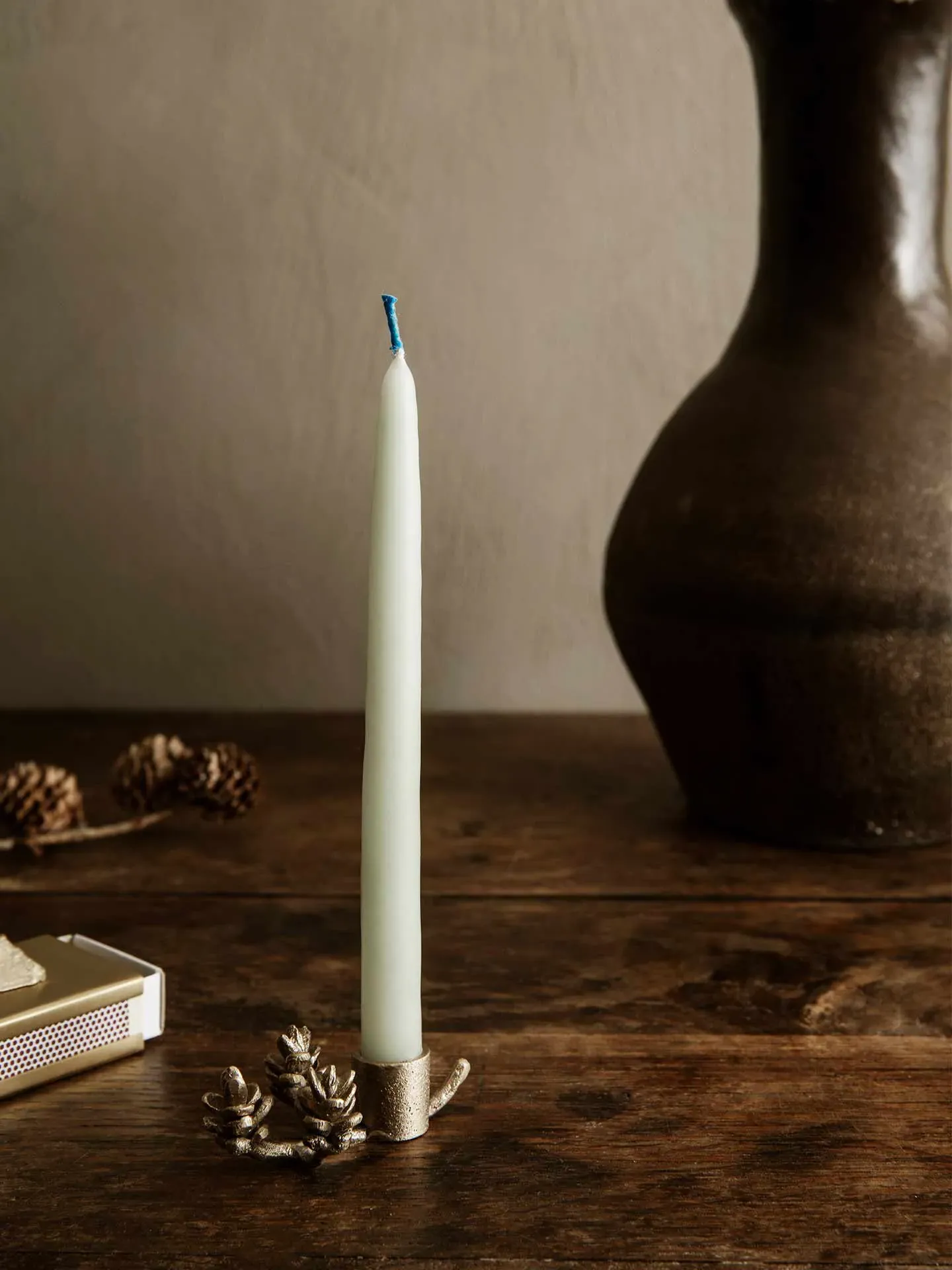 Forest Candle Holder - Brass