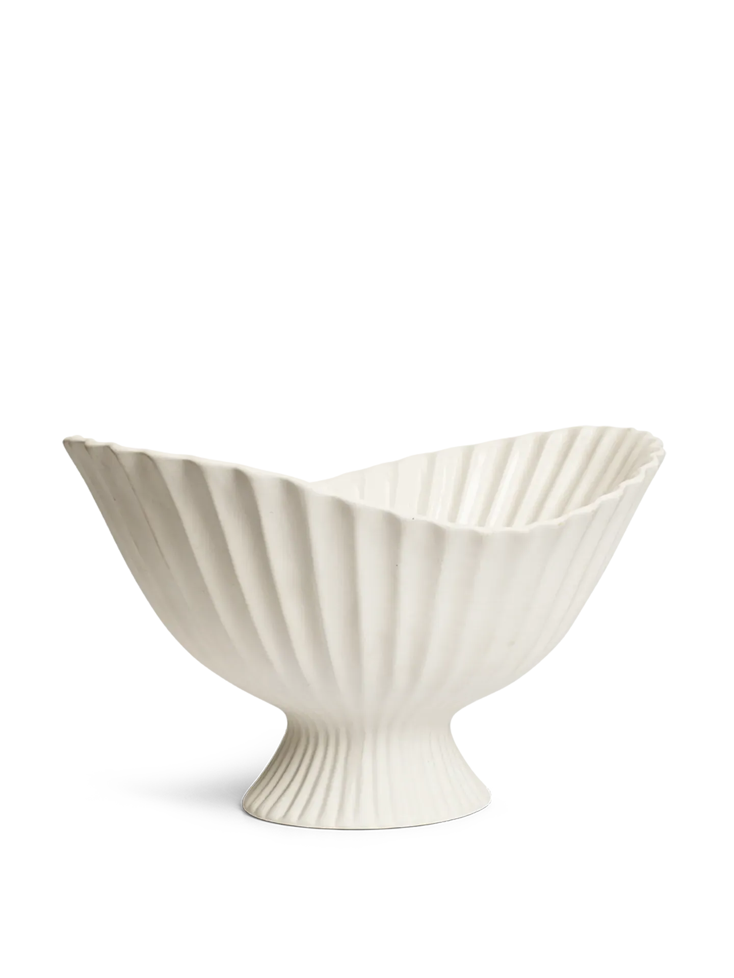 Fountain Centrepiece Bowl - Off-White, Ceramic