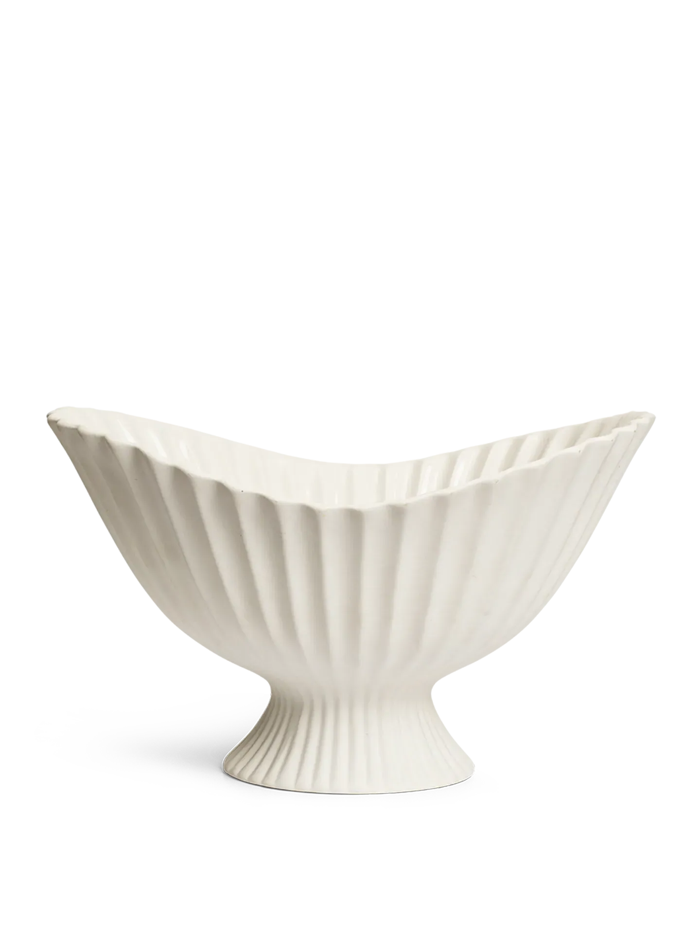Fountain Centrepiece Bowl - Off-White, Ceramic image