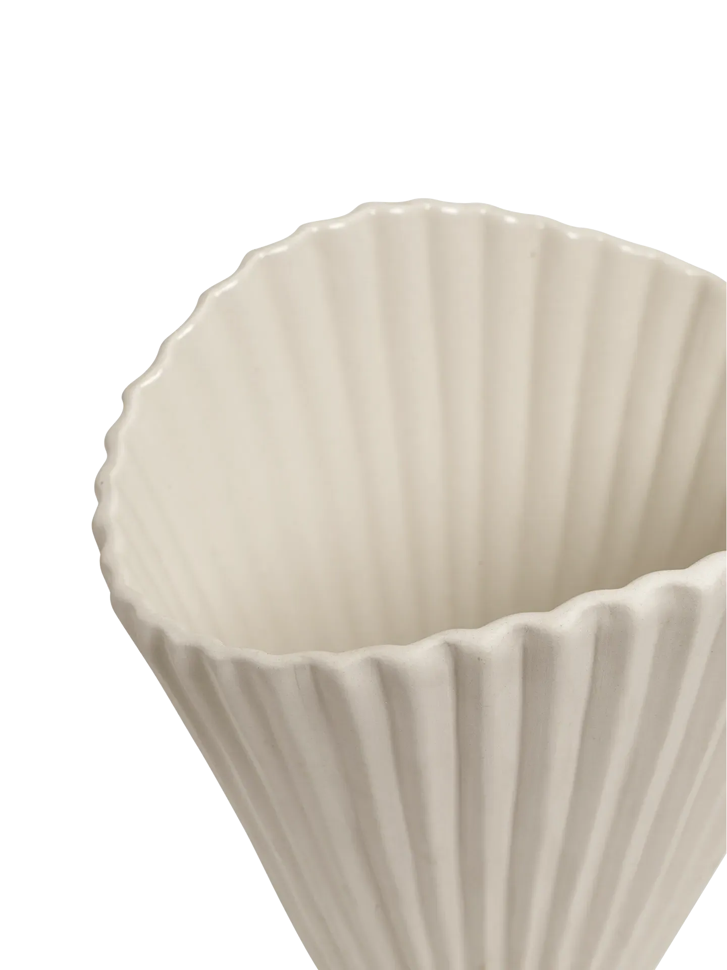 Fountain Large Vase - Off-White, Ceramic