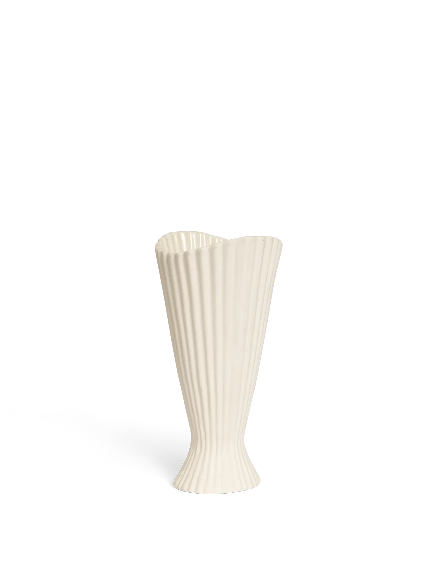 Fountain Small Vase - Off-White, Ceramic