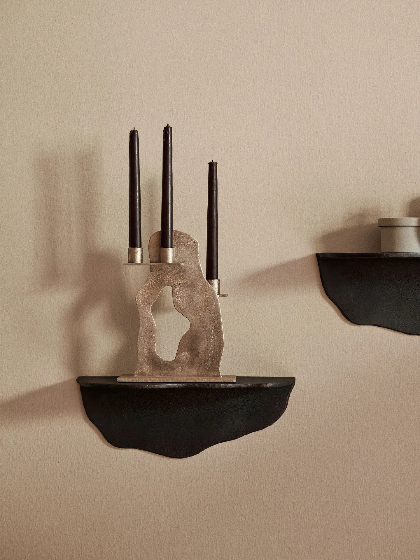 Fracture Shelf - Blackened Aluminium