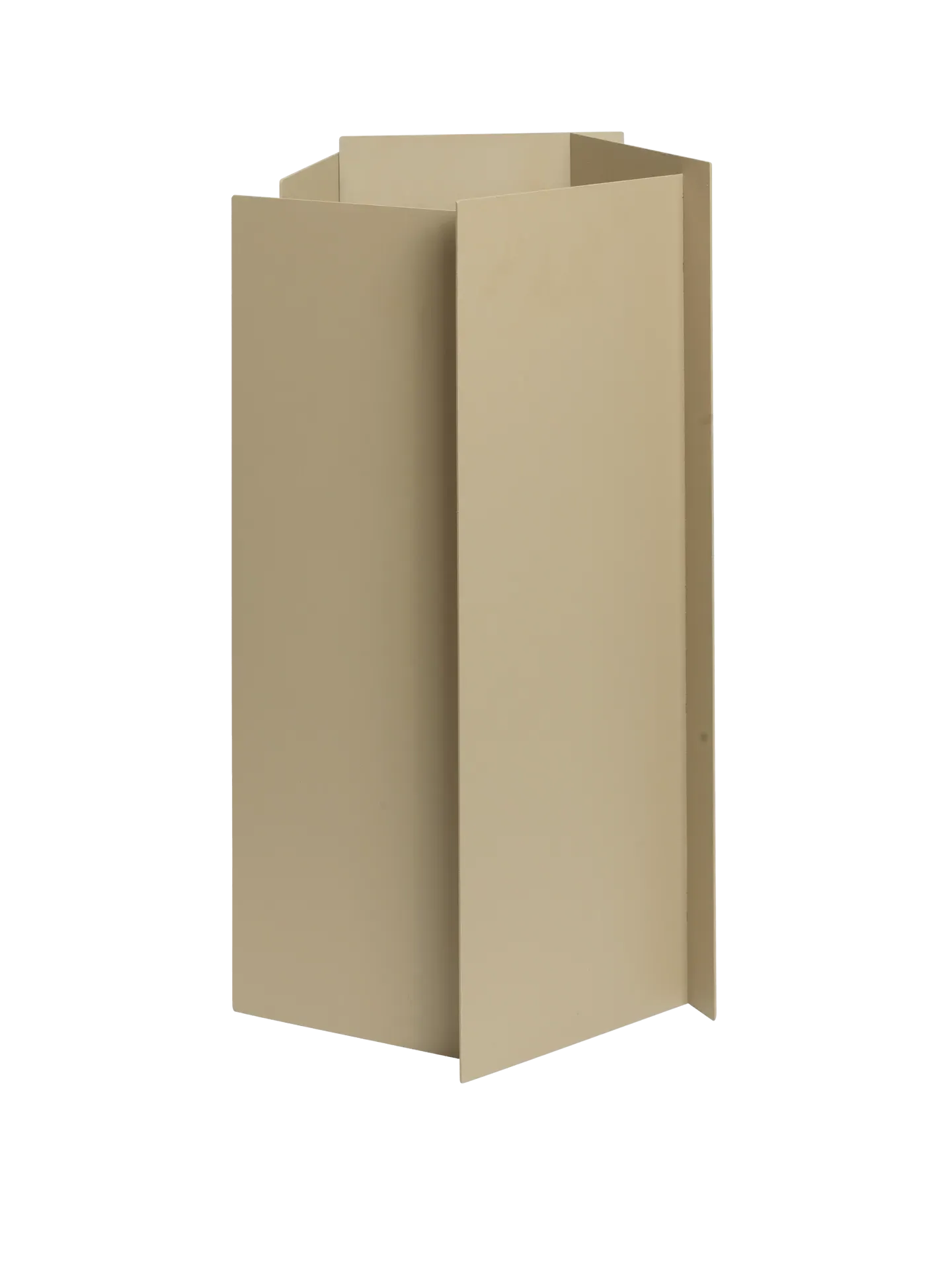 Fragma Large Planter - Cashmere, Stainless Steel