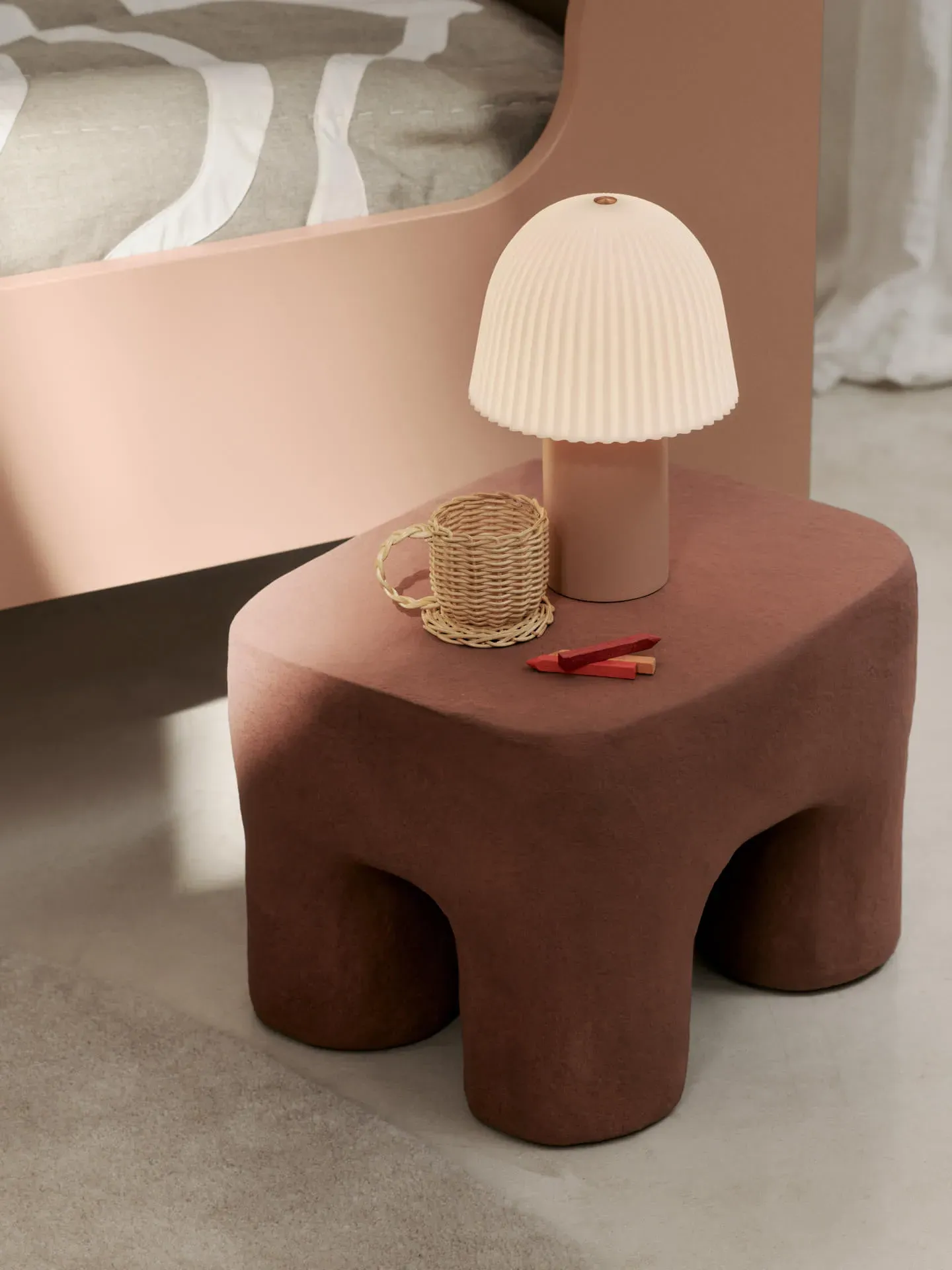 Frill Portable Lamp - Rose