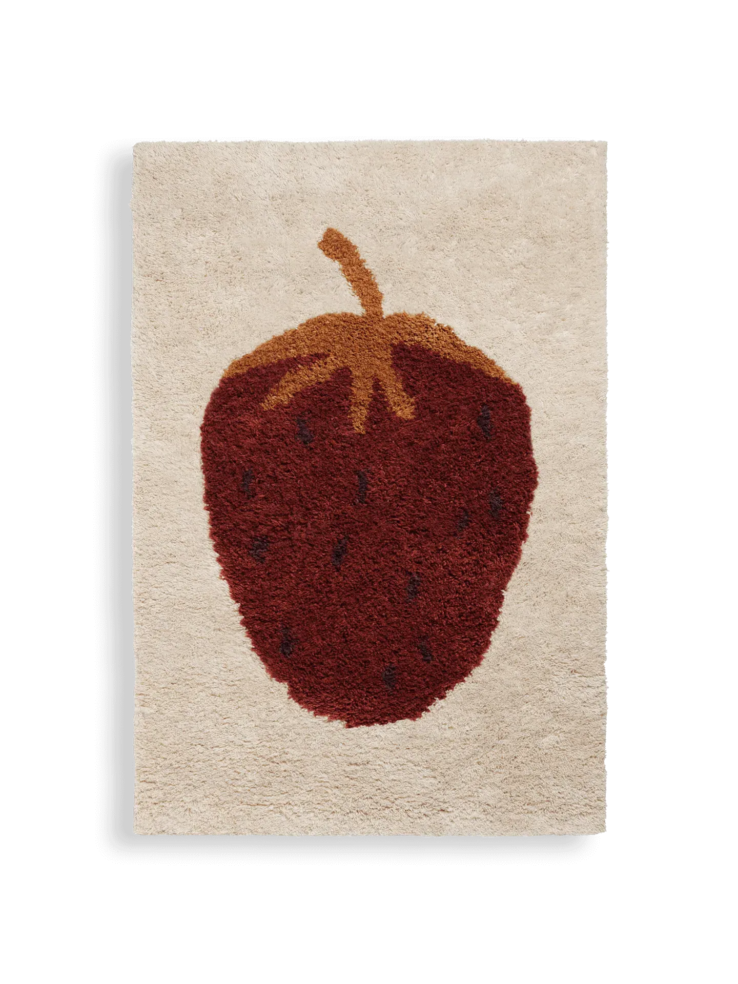 Fruiticana Tufted Strawberry Rug - New Zealand Wool
