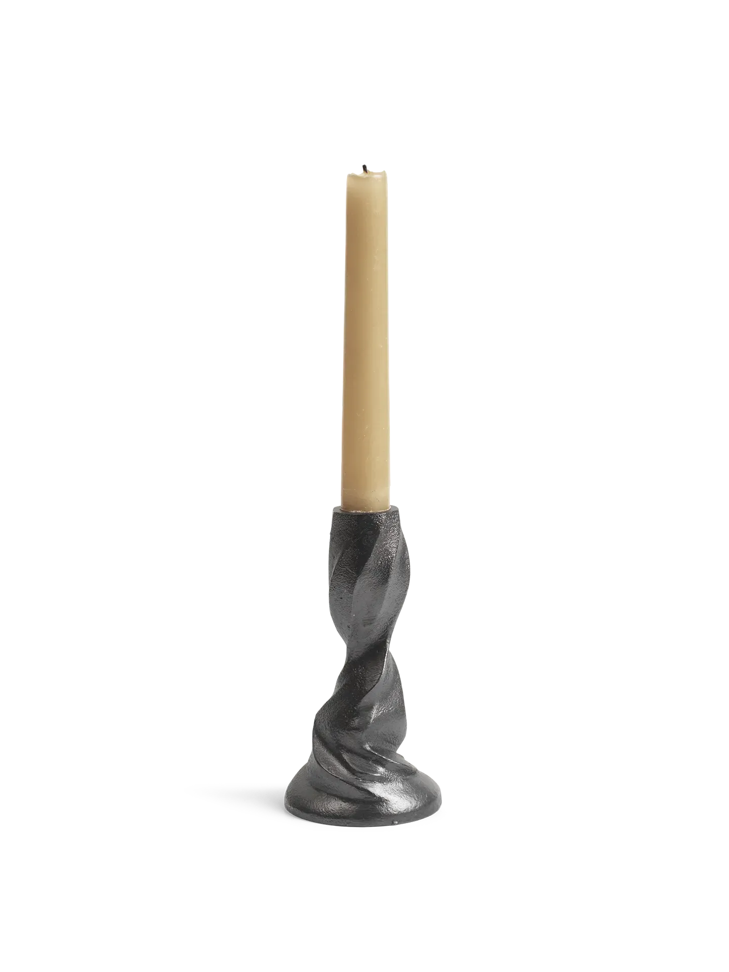 Gale Small Candle Holder - Blackened Aluminium image